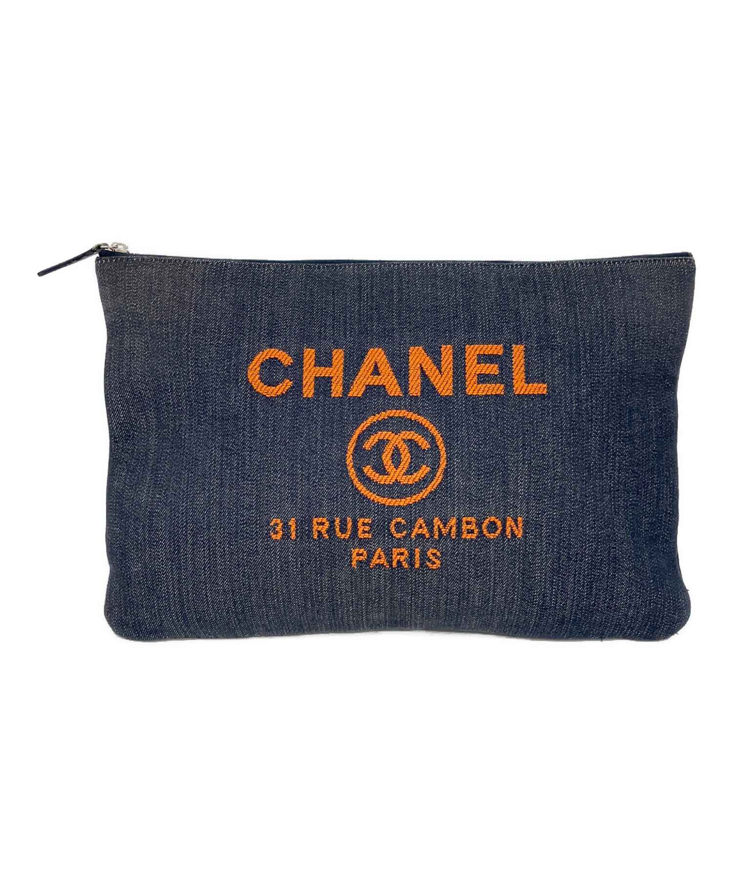 CHANEL☆クラッチバッグ ドーヴィルライン 中古・古着通販】CHANEL (シャネル) クラッチバッグ ドーヴィル