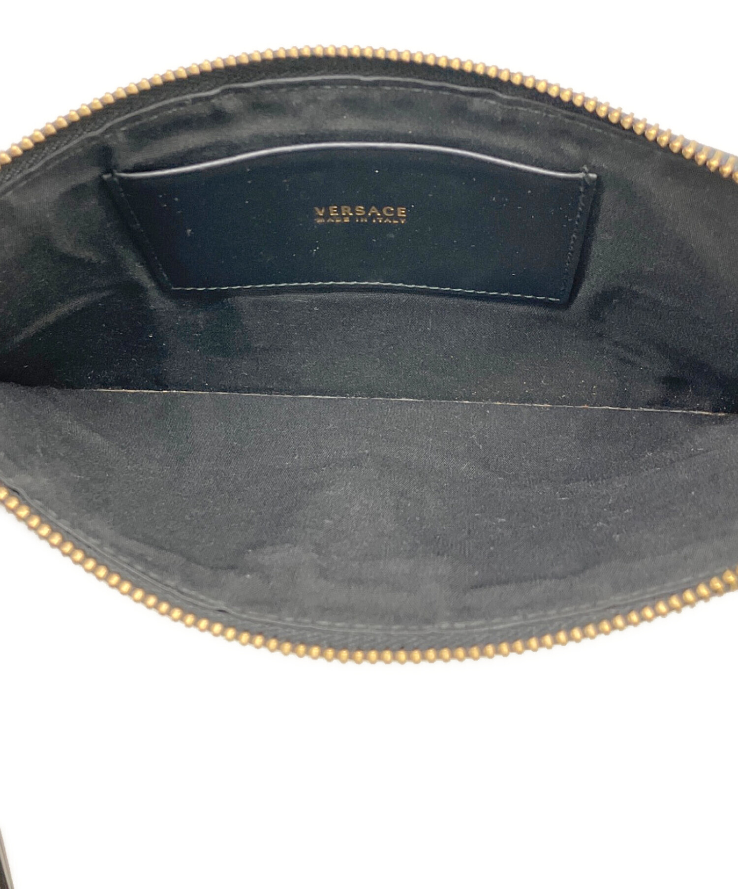 中古・古着通販】VERSACE (ヴェルサーチェ) クラッチバッグ ブラック
