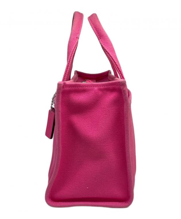 中古・古着通販】COACH (コーチ) トートバッグ ショッキングピンク