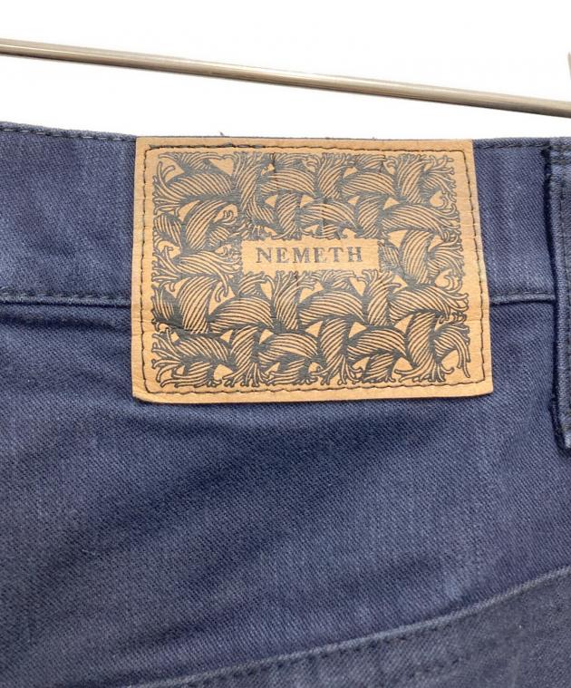 中古・古着通販】NEMETH (ネメス) 立体裁断サルエルデニムパンツ