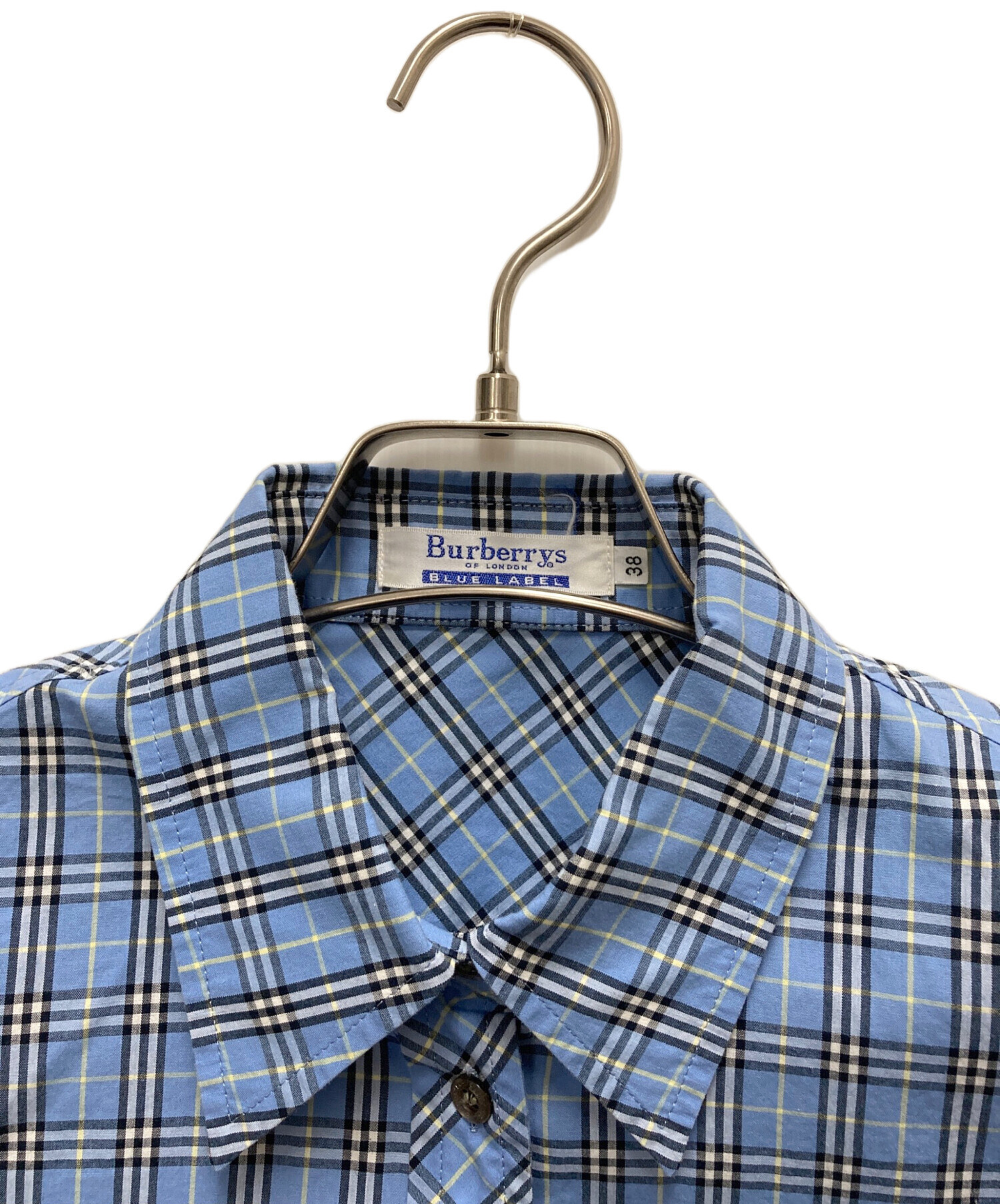 BURBERRY BLUE LABEL 半袖 シャツ ブラウス 38 中古・古着通販】BURBERRY BLUE LABEL (バーバリー ブルー レーベル