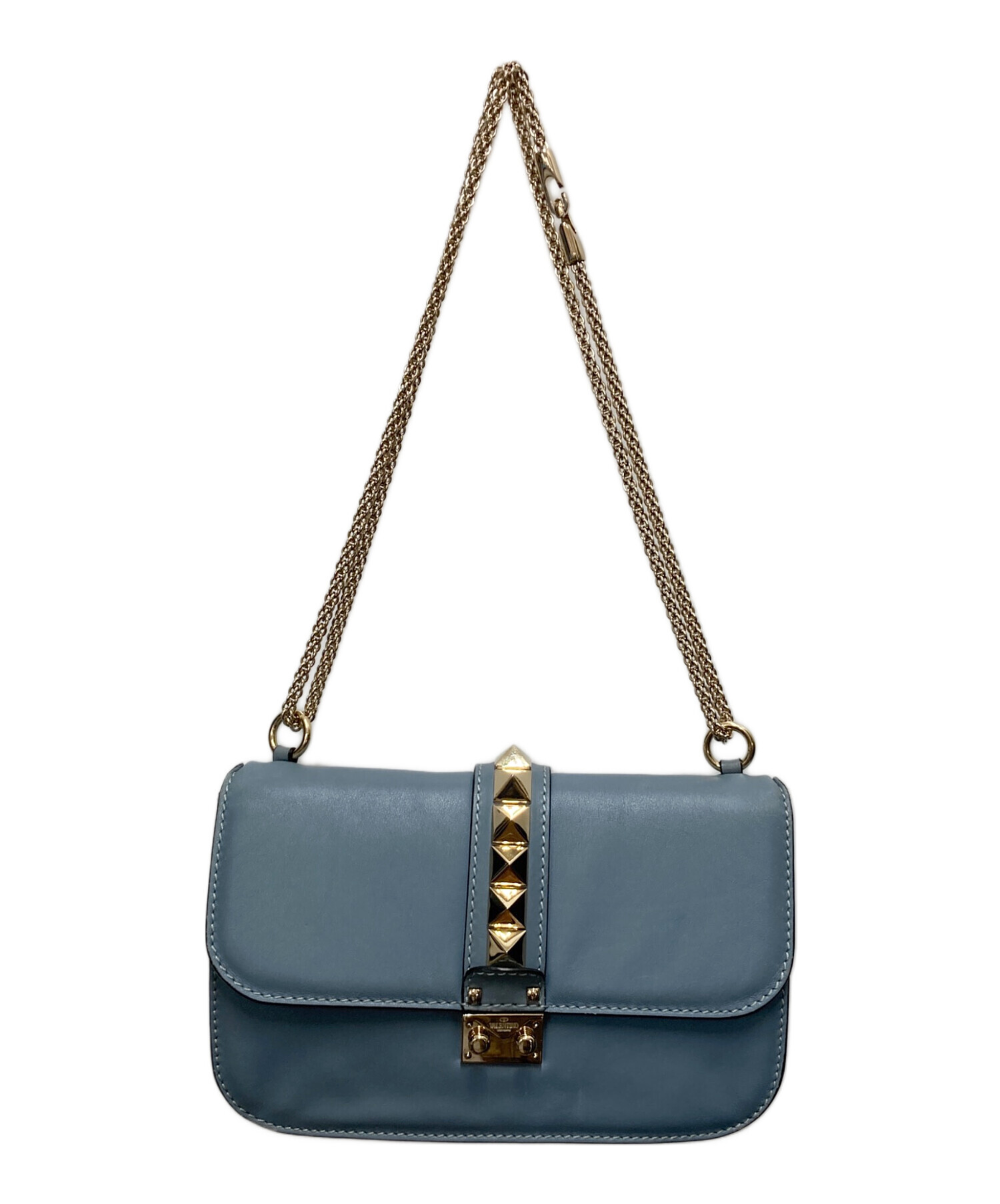 中古・古着通販】VALENTINO (ヴァレンティノ) ショルダーバッグ スカイ