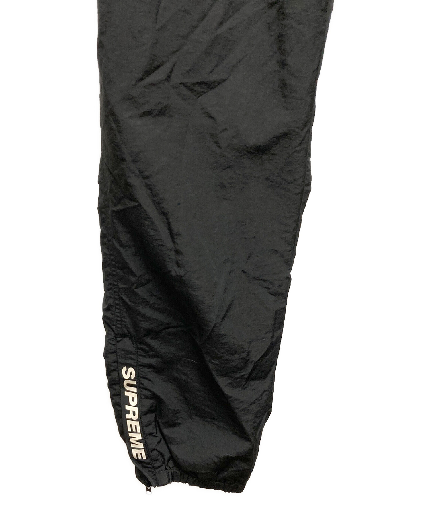 supreme シュプリーム　ナイロンパンツ　ブラック　正規品 中古・古着通販】SUPREME (シュプリーム) ナイロンパンツ ブラック
