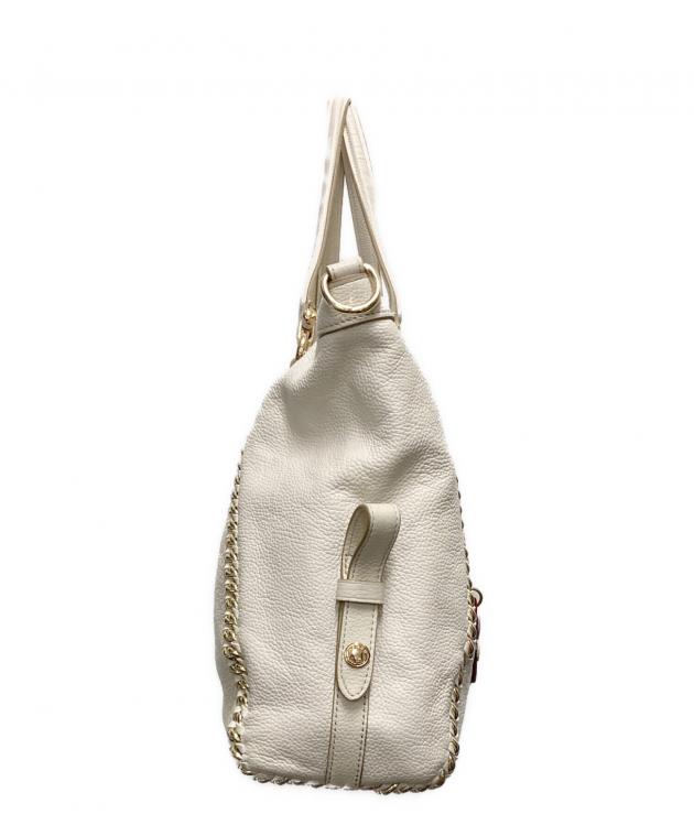 中古・古着通販】COACH (コーチ) 2WAYショルダーバッグ ホワイト