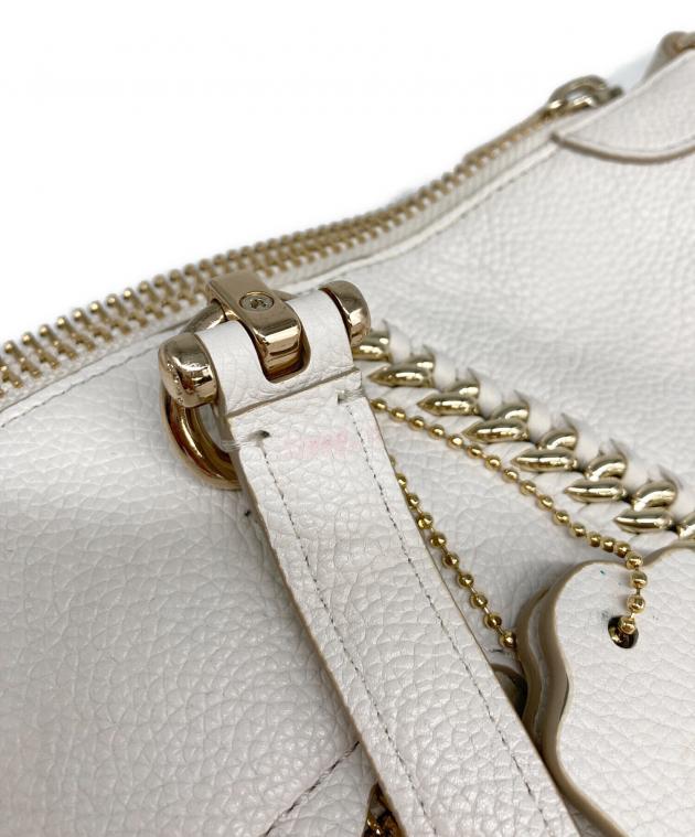 中古・古着通販】COACH (コーチ) 2WAYショルダーバッグ ホワイト