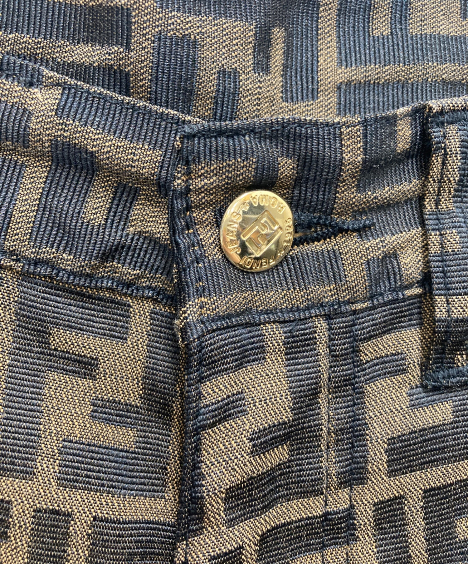 中古・古着通販】FENDI JEANS (フェンディ ジーンズ) ズッカ柄