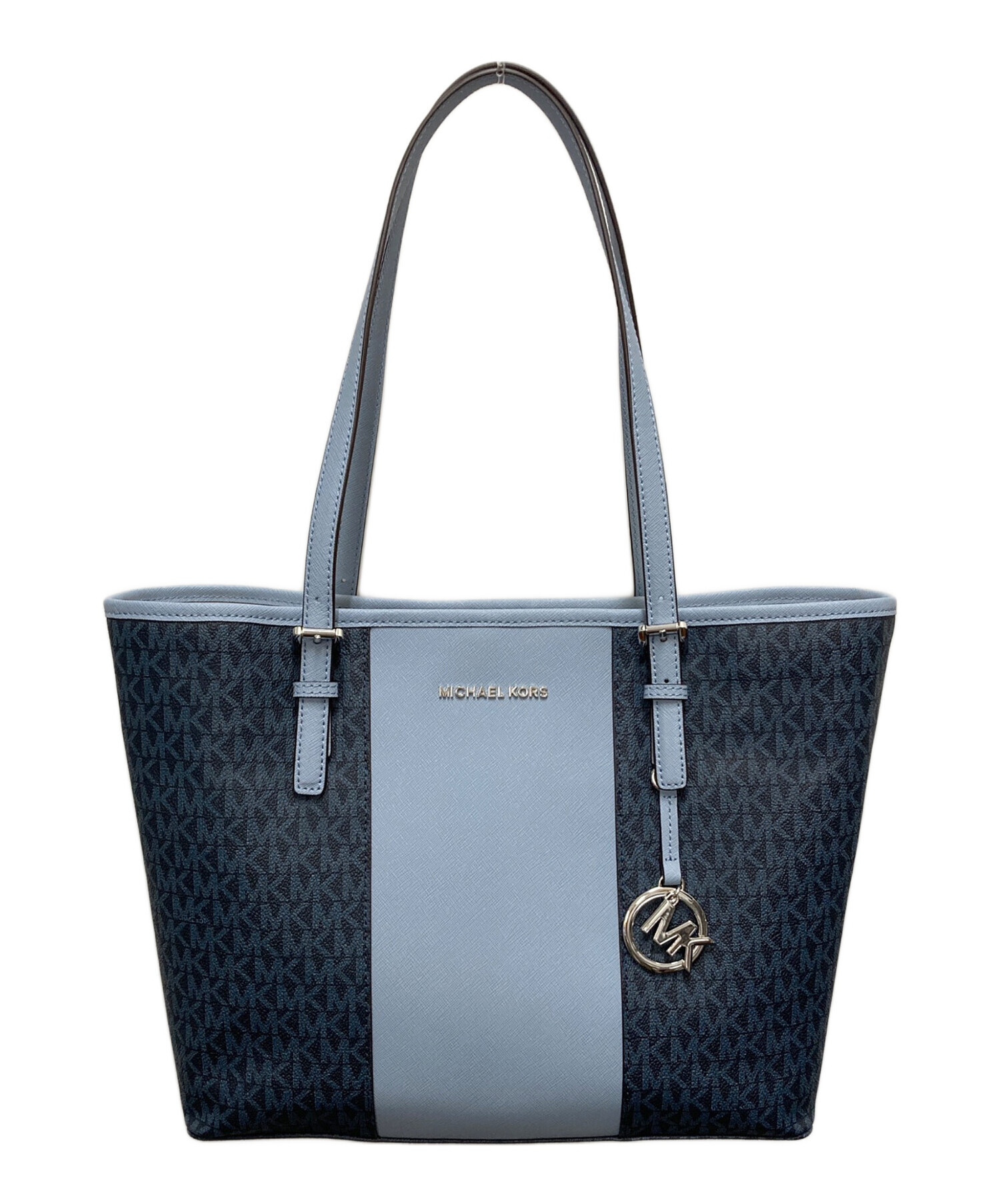 中古・古着通販】MICHAEL KORS (マイケルコース) トートバッグ ブルー 