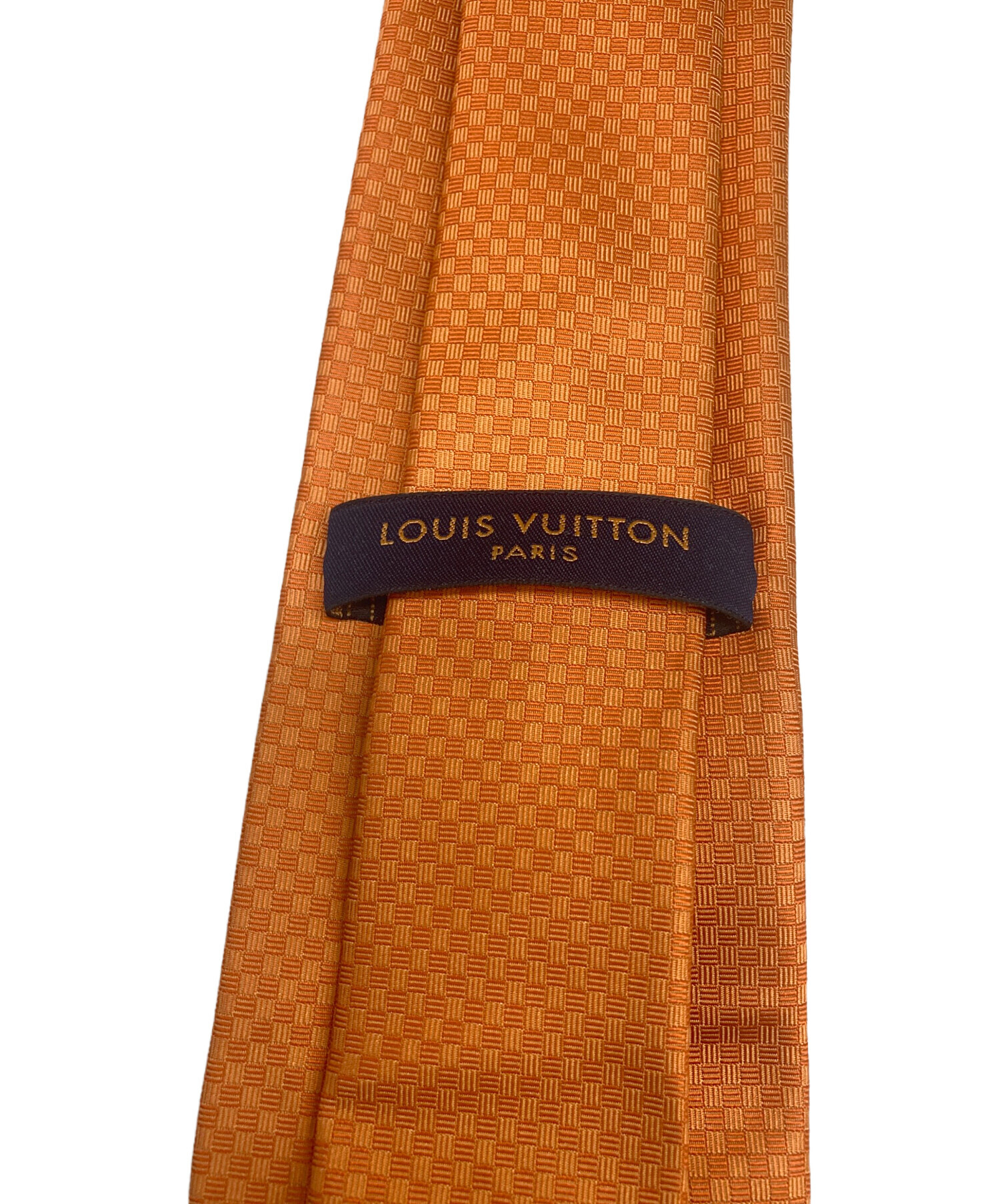 中古・古着通販】LOUIS VUITTON (ルイ ヴィトン) ネクタイ オレンジ