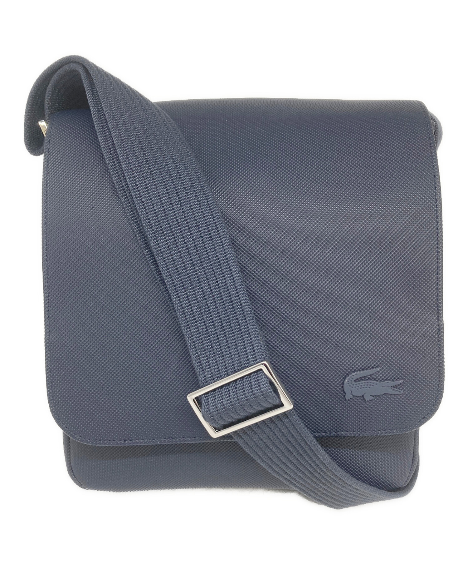 中古・古着通販】LACOSTE (ラコステ) スリムフラップサッチェルバッグ 