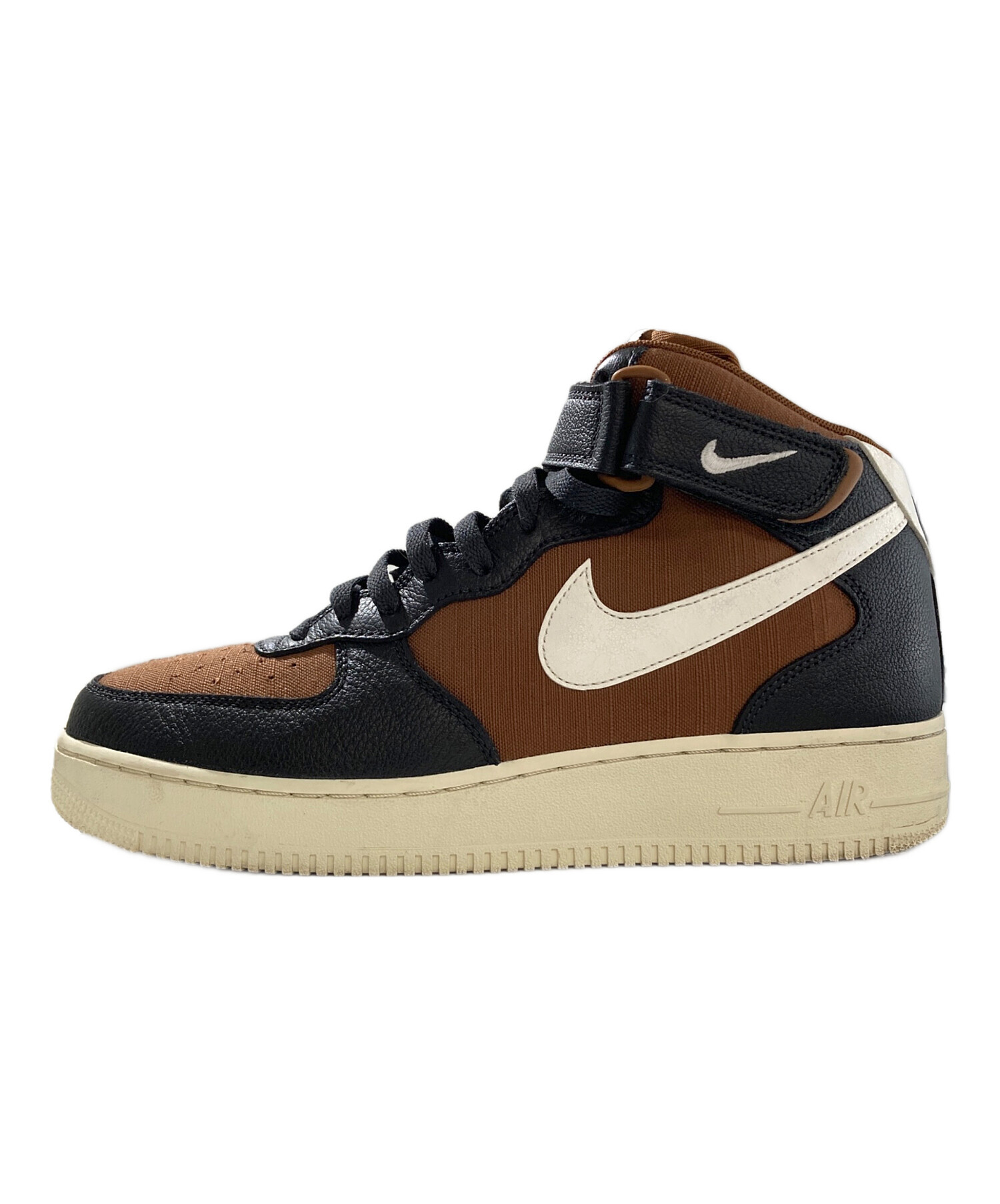 【未使用品】エアフォース 1 ナイキ　ブラウン 中古・古着通販】NIKE (ナイキ) ハイカットスニーカー AIR FORCE 1 MID