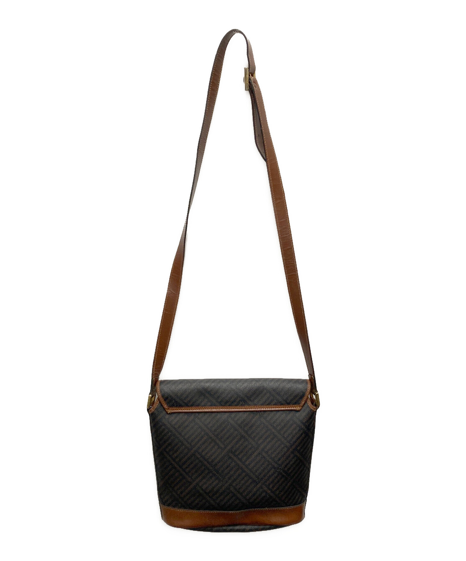 GIVENCHY ブラウンレザー ショルダーバッグ 中古・古着通販】GIVENCHY (ジバンシィ) ショルダーバッグ ブラウン