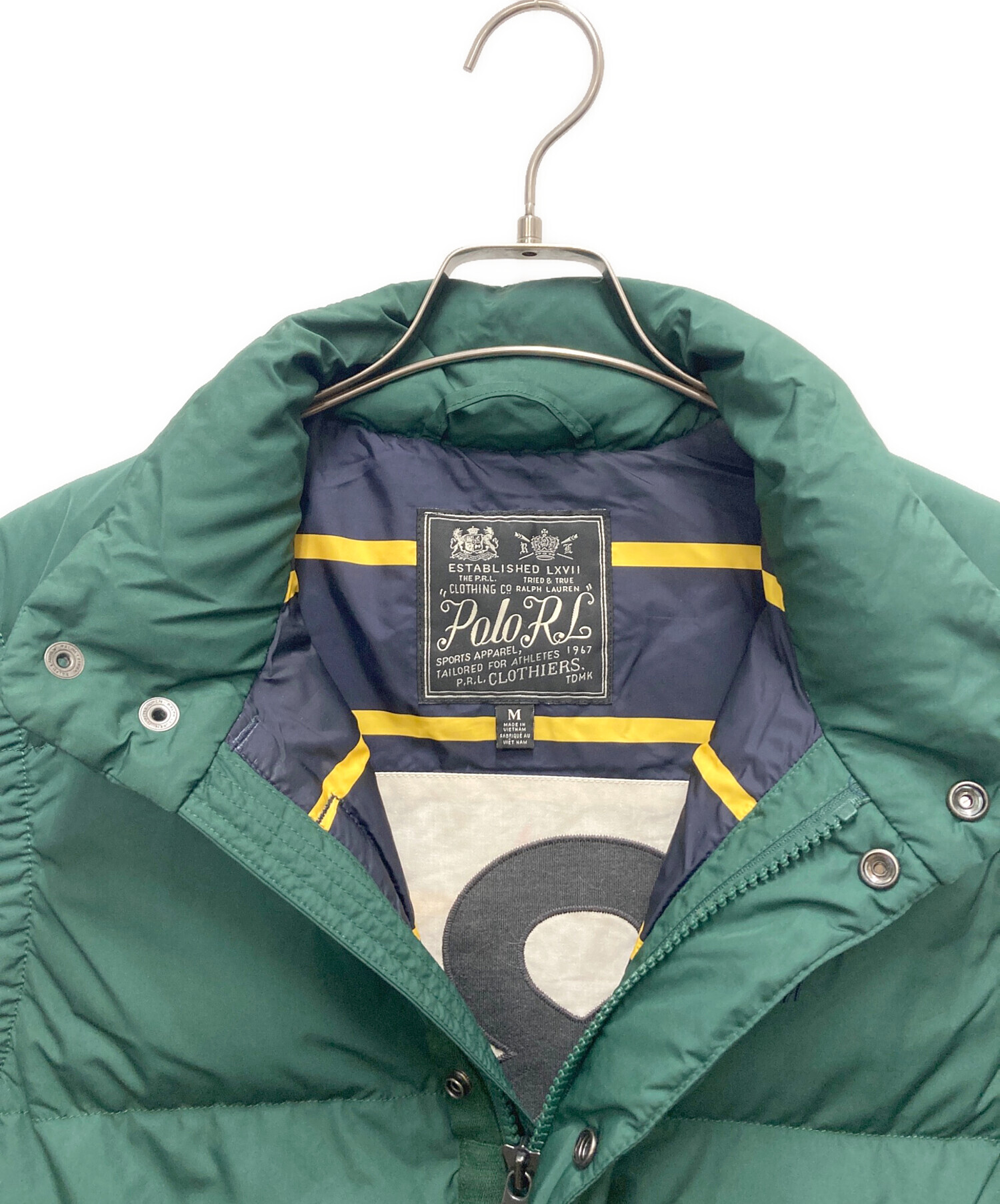 Polo by Ralph Lauren 緑色ダウンベスト 中古・古着通販】POLO RALPH LAUREN (ポロ・ラルフローレン) ダウン