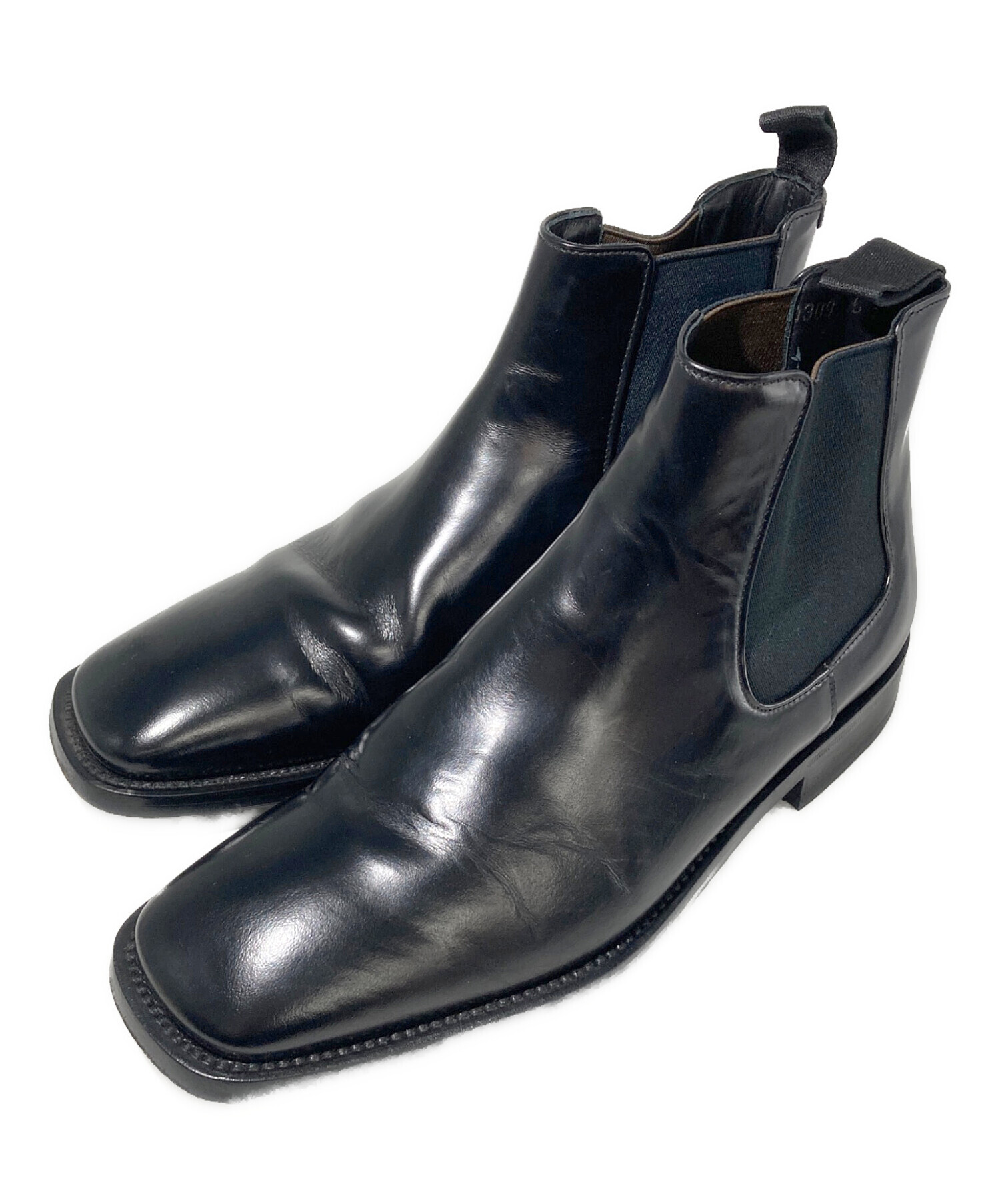 中古・古着通販】PRADA (プラダ) スクエアトゥサイドゴアブーツ