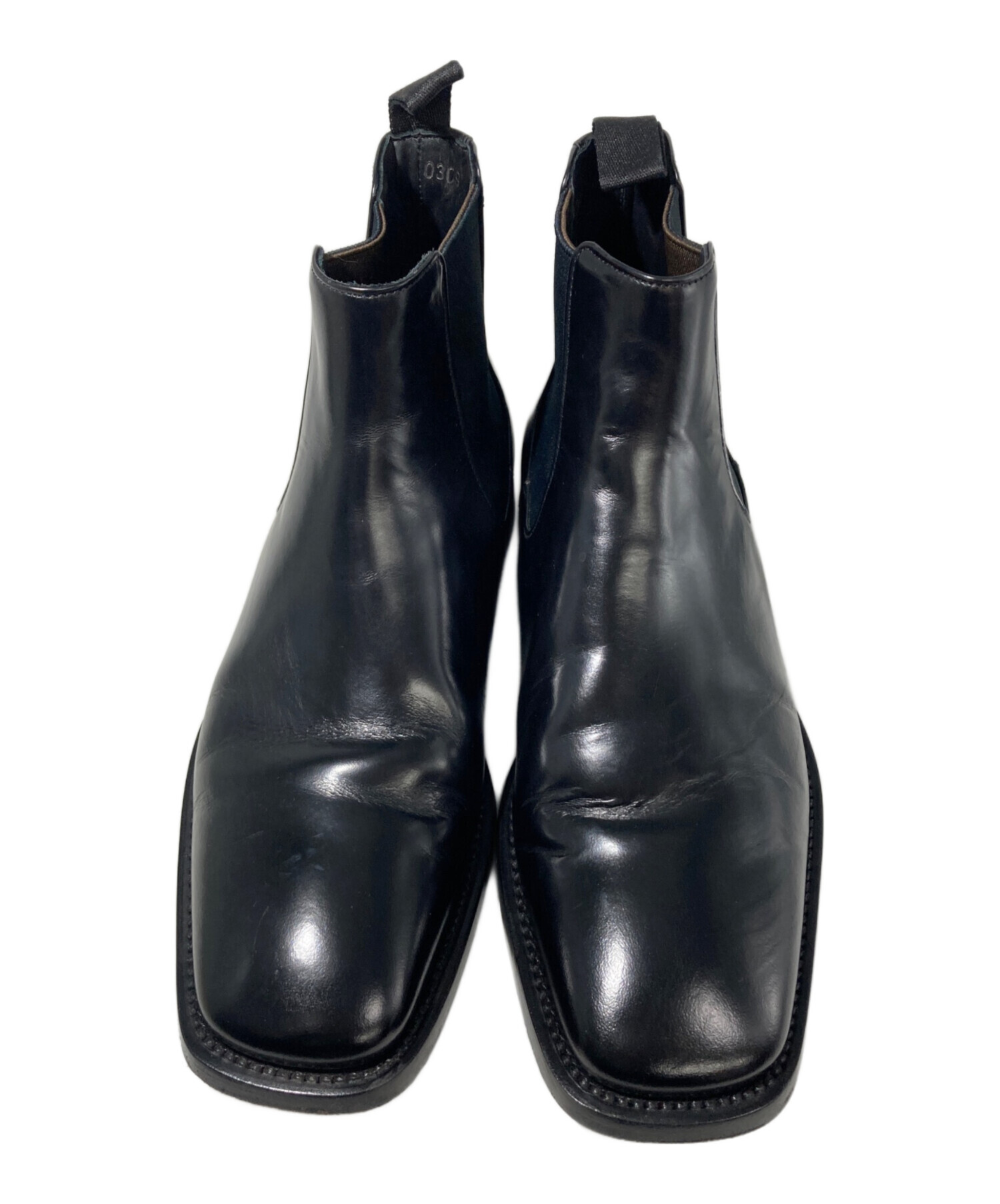 中古・古着通販】PRADA (プラダ) スクエアトゥサイドゴアブーツ