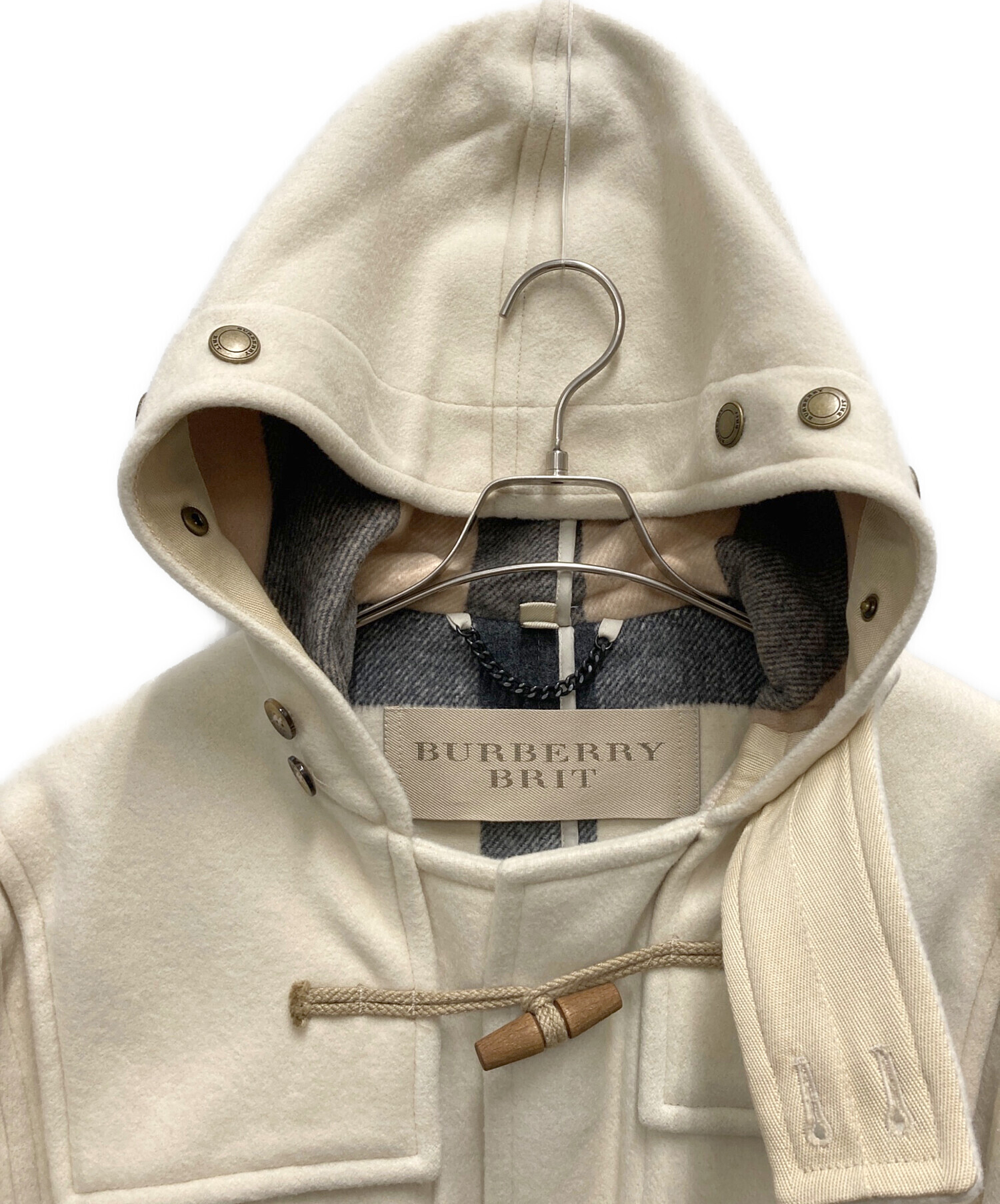 中古・古着通販】BURBERRY BRIT (バーバリーブリット) ダッフルコート