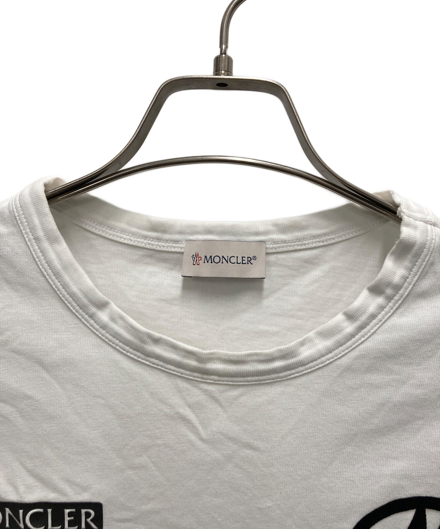 中古・古着通販】MONCLER (モンクレール) 長袖カットソー ホワイト