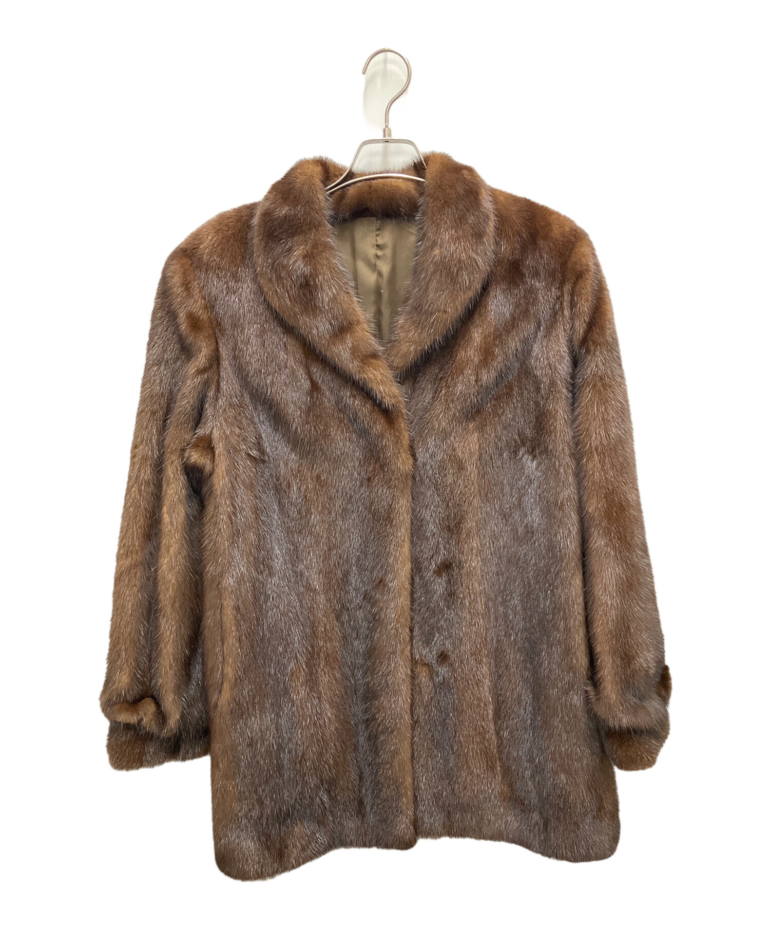中古・古着通販】SAGA MINK (サガミンク) ミンクコート ブラウン