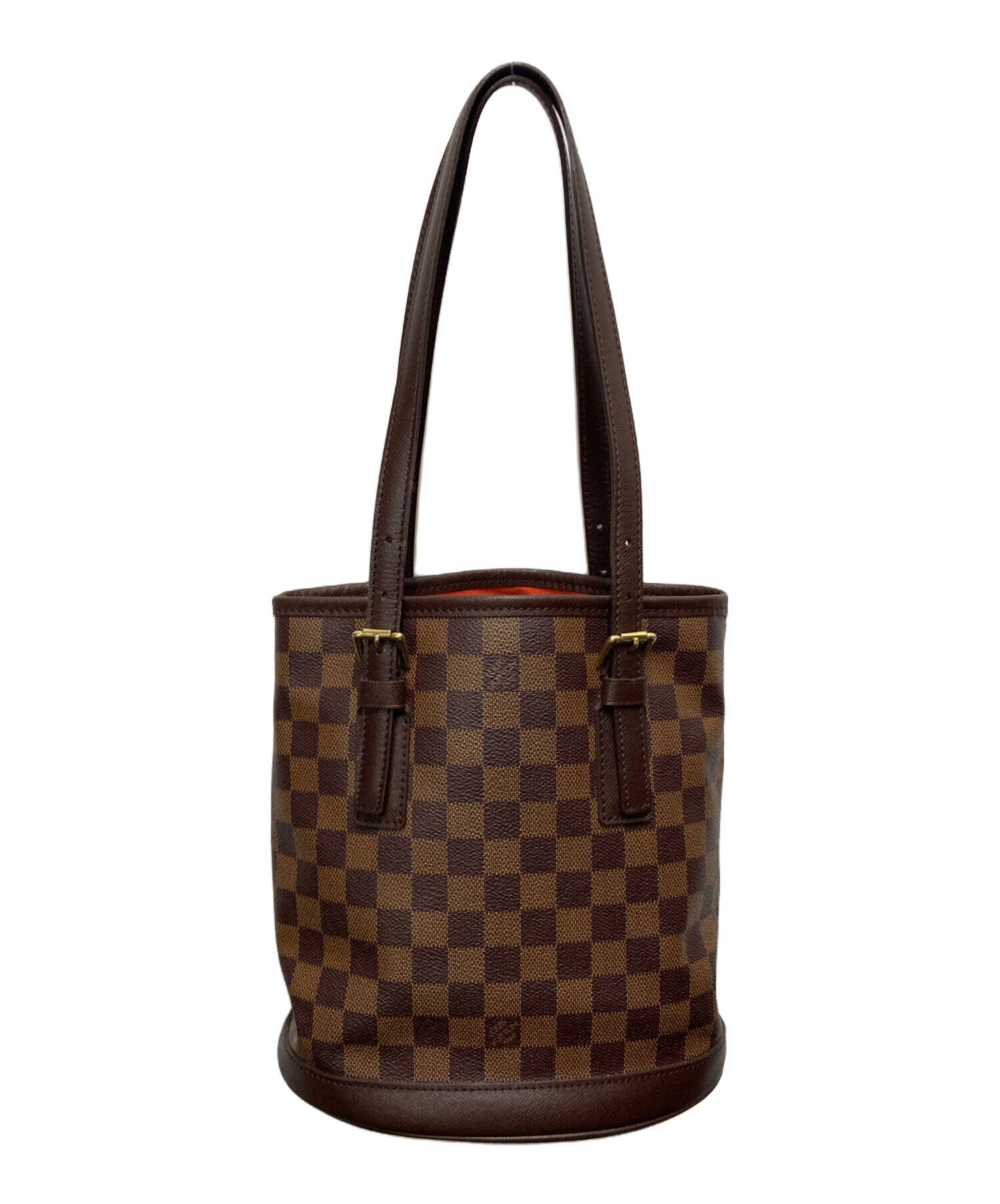 ルイヴィトン ダミエ マレ トートバッグ ハンドバッグ ブラウン 茶色 ビジネス 中古・古着通販】LOUIS VUITTON (ルイ ヴィトン) ハンドバッグ ダミエ