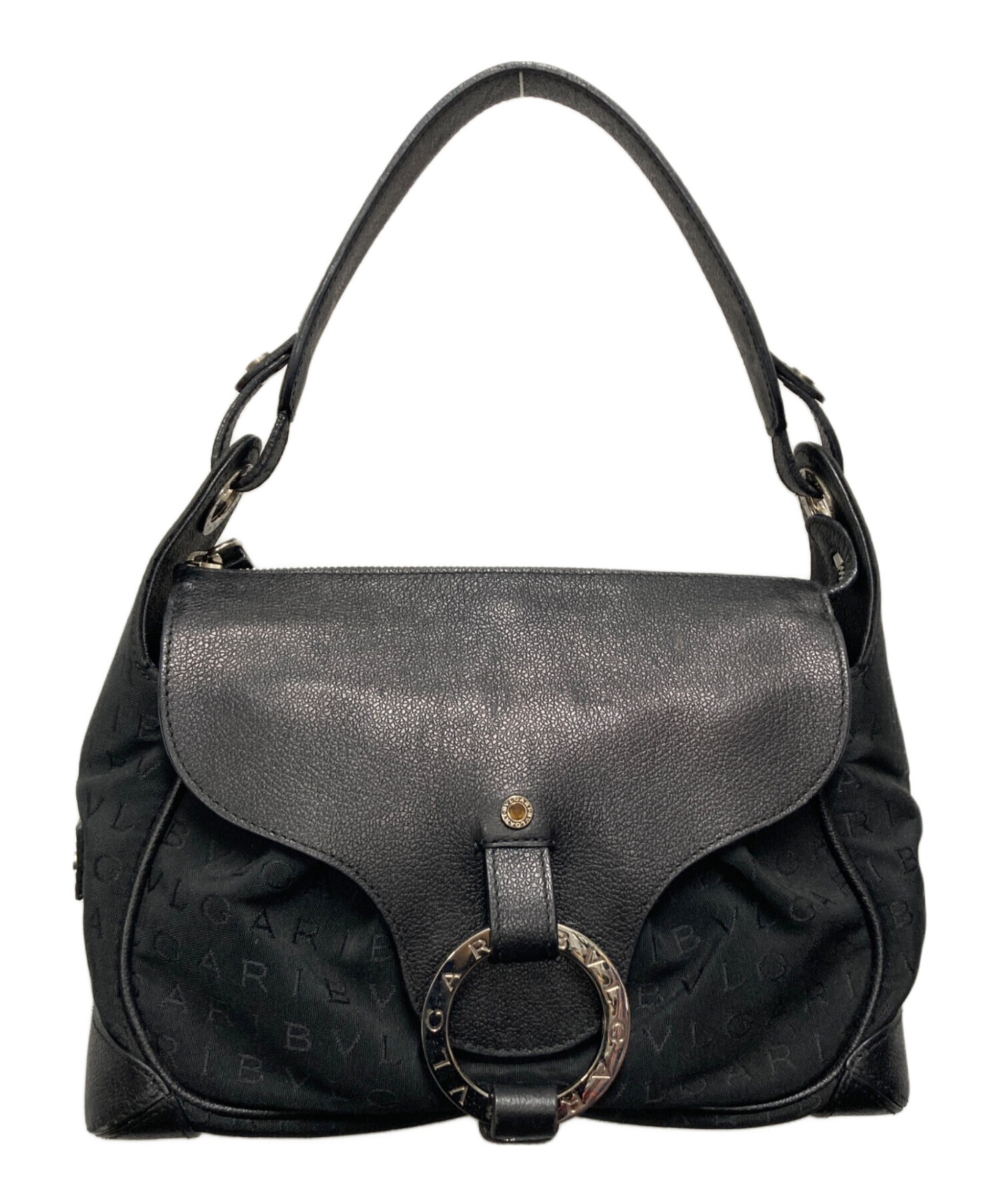 中古・古着通販】BVLGARI (ブルガリ) ハンドバッグ ブラック｜ブランド 