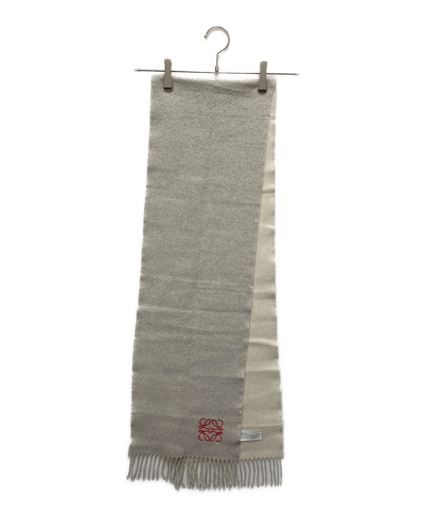 中古・古着通販】LOEWE (ロエベ) マフラー アナグラム グレー