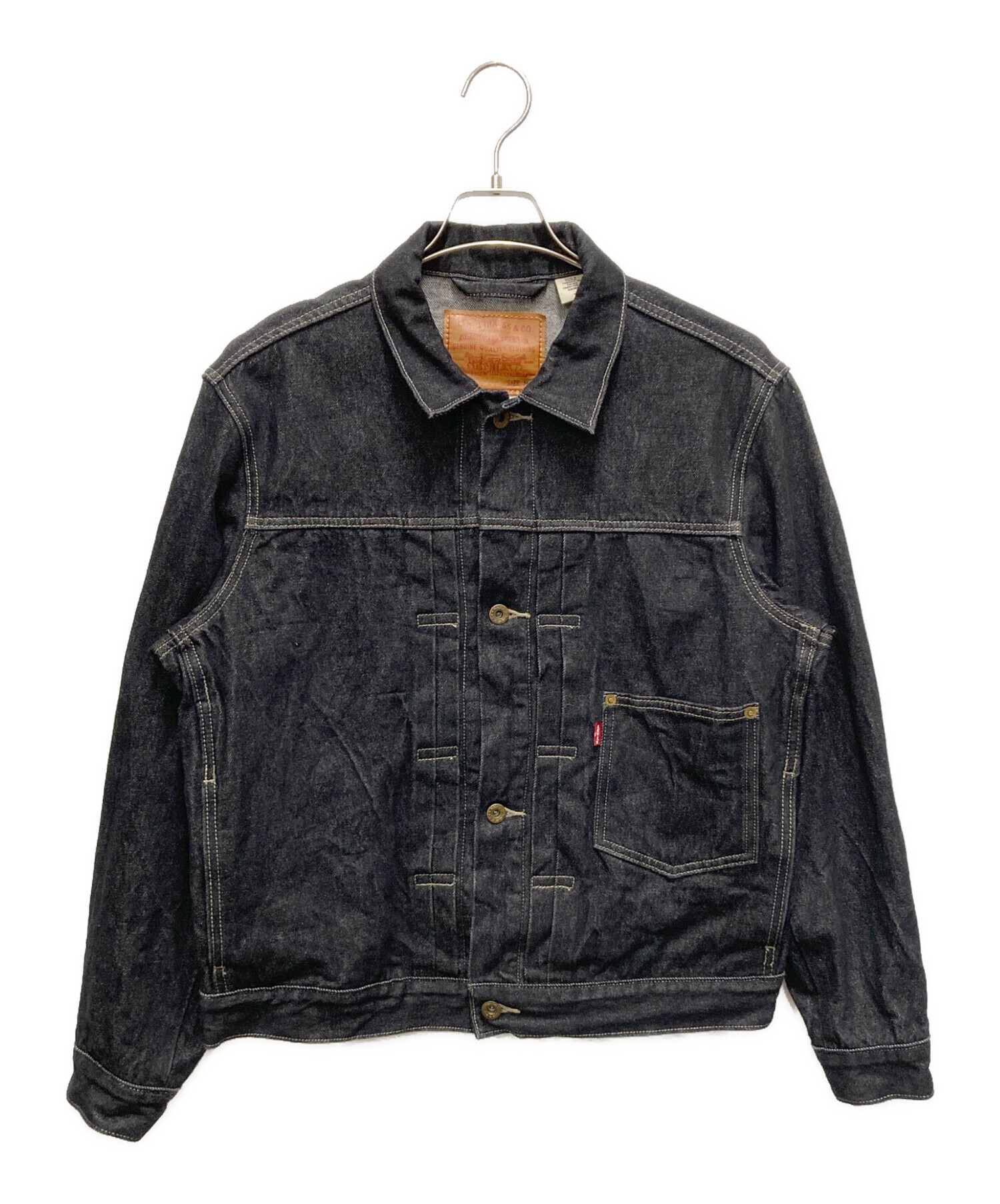 未使用品 リーバイス プレミアム デニムジャケット メンズ M 黒 Gジャン 中古・古着通販】LEVI'S PReMIUM (リーバイス プレミアム) デニム