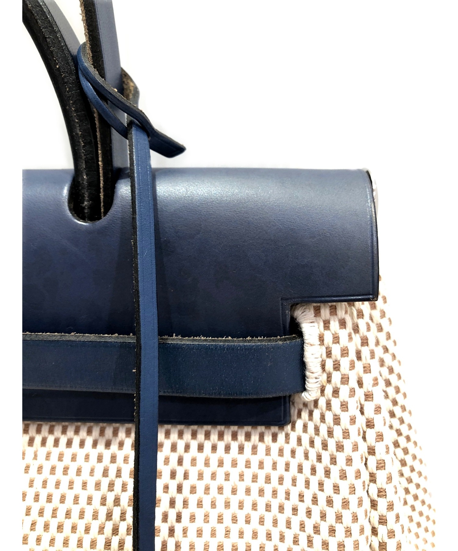 中古・古着通販】HERMES (エルメス) エールバッグPM ネイビー サイズ