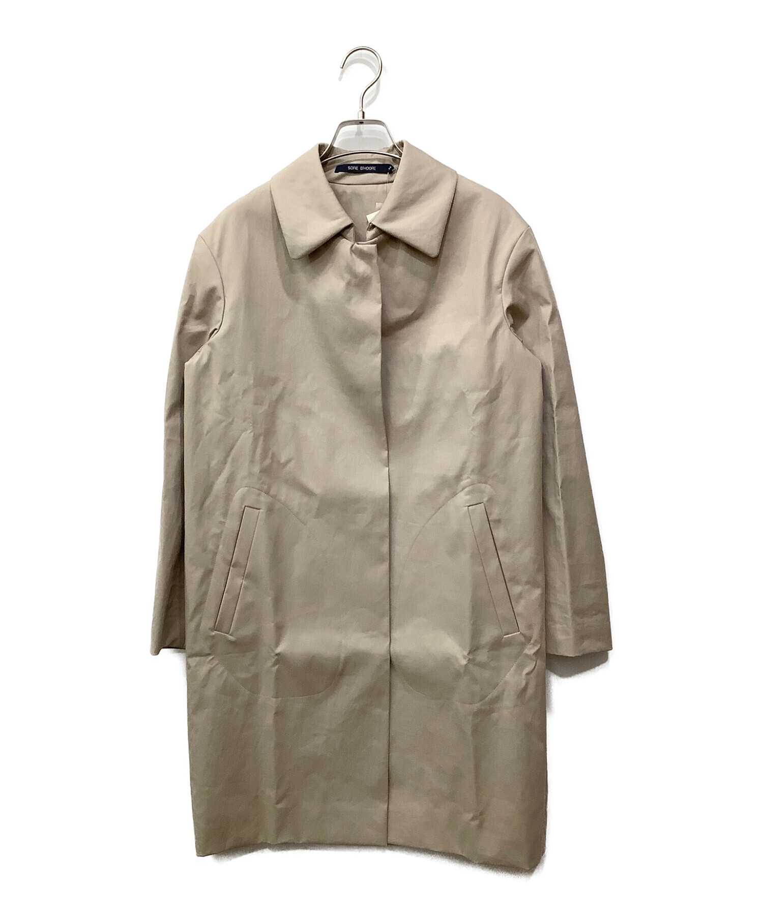 中古・古着通販】SOFIE D'HOORE (ソフィードール) 比翼コート ベージュ
