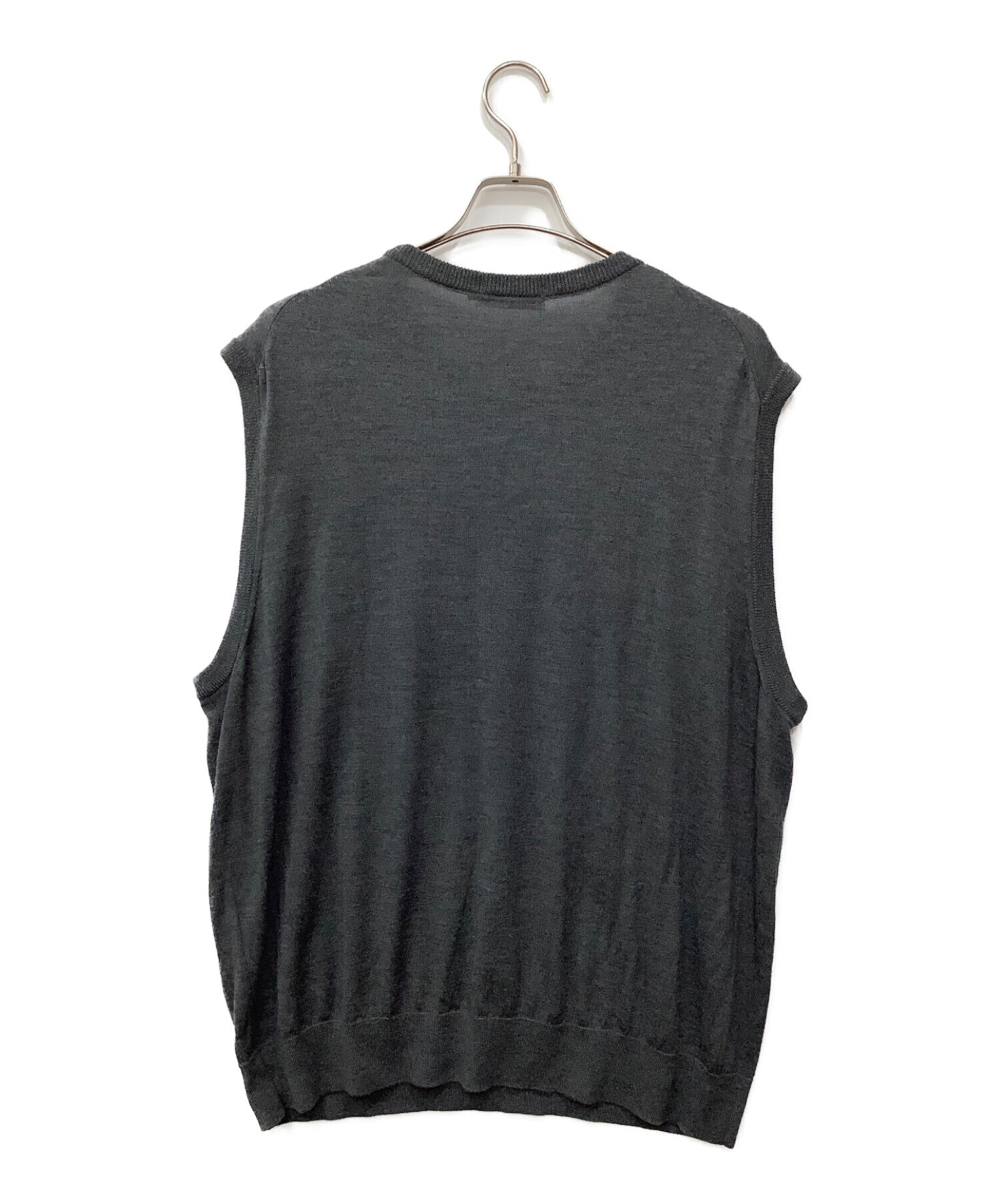 中古・古着通販】Graphpaper (グラフペーパー) HIGH GAUGE KNIT VEST 