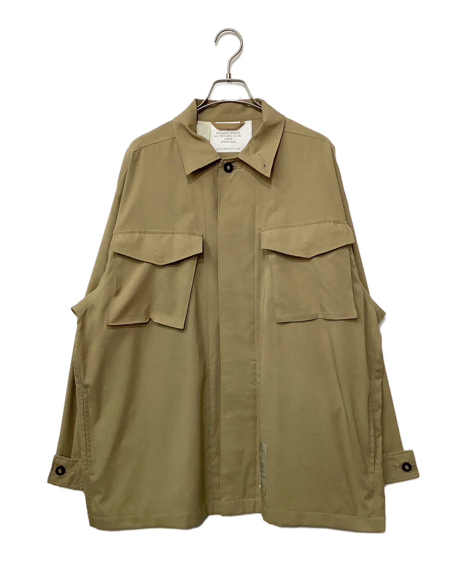 中古・古着通販】N.HOOLYWOOD (エヌ ハリウッド) ミリタリーシャツ 
