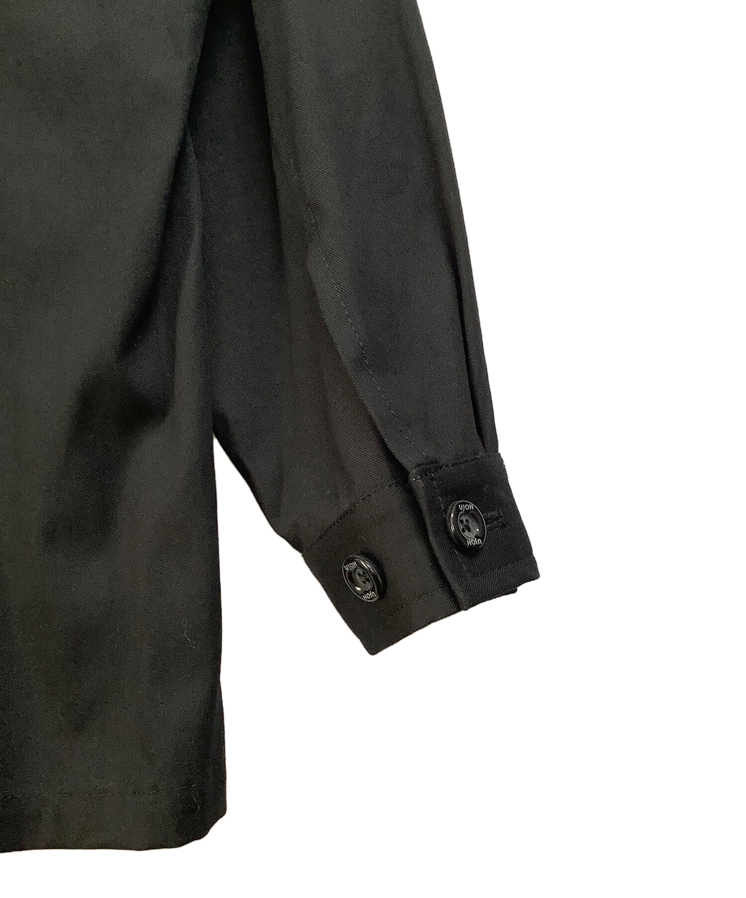 中古・古着通販】UJOH (ウジョー) CPO BOX SHIRT BLOUSON ブラック
