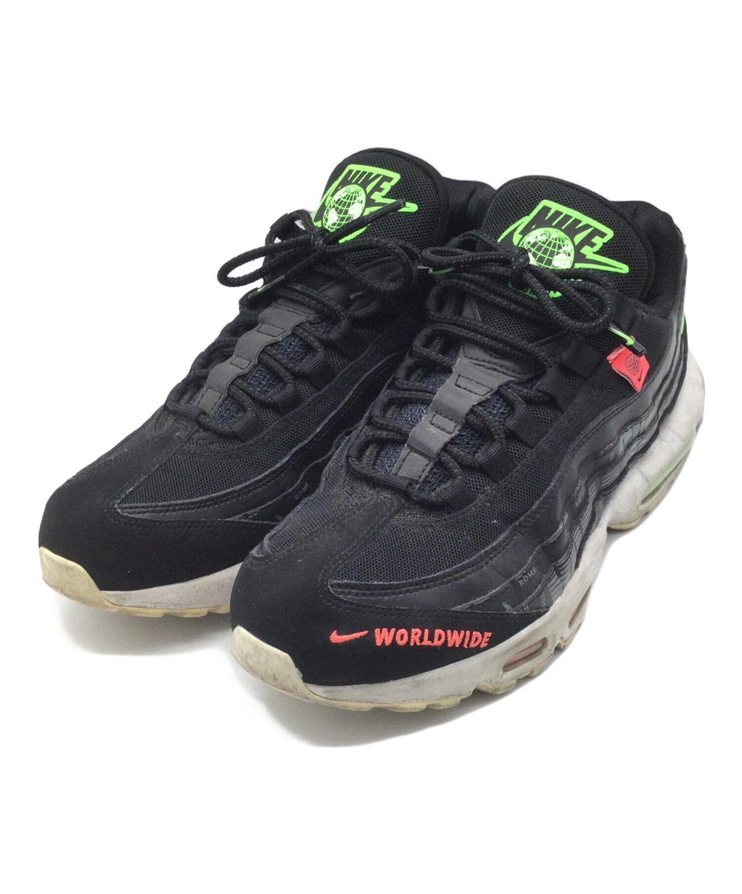 中古・古着通販】NIKE (ナイキ) AIR MAX 95 WW ブラック サイズ:27 