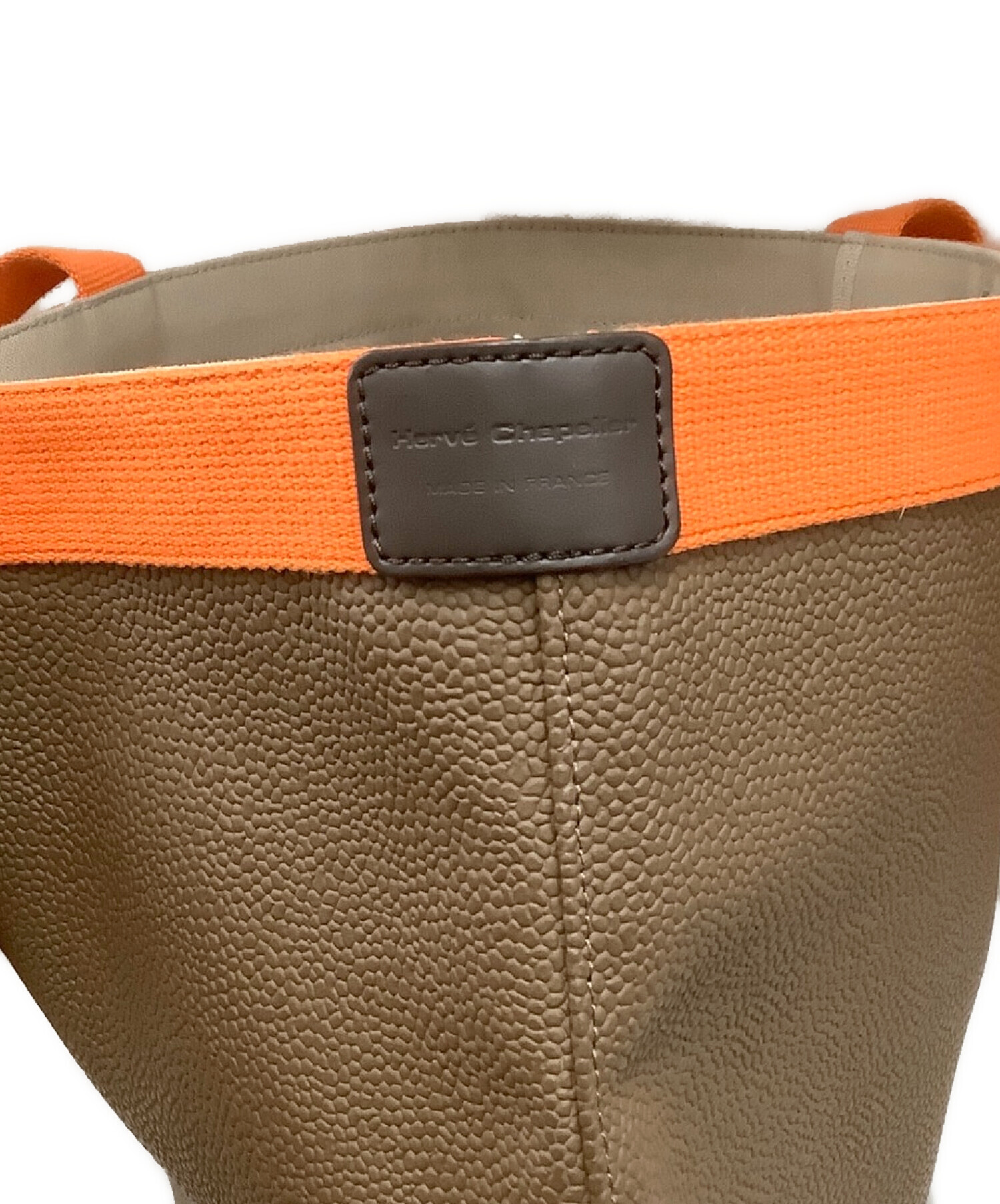 ★[未使用]Herve Chapelier トートバッグ ブラウン Herve Chapelier エルベシャプリエ トートバッグ レディース