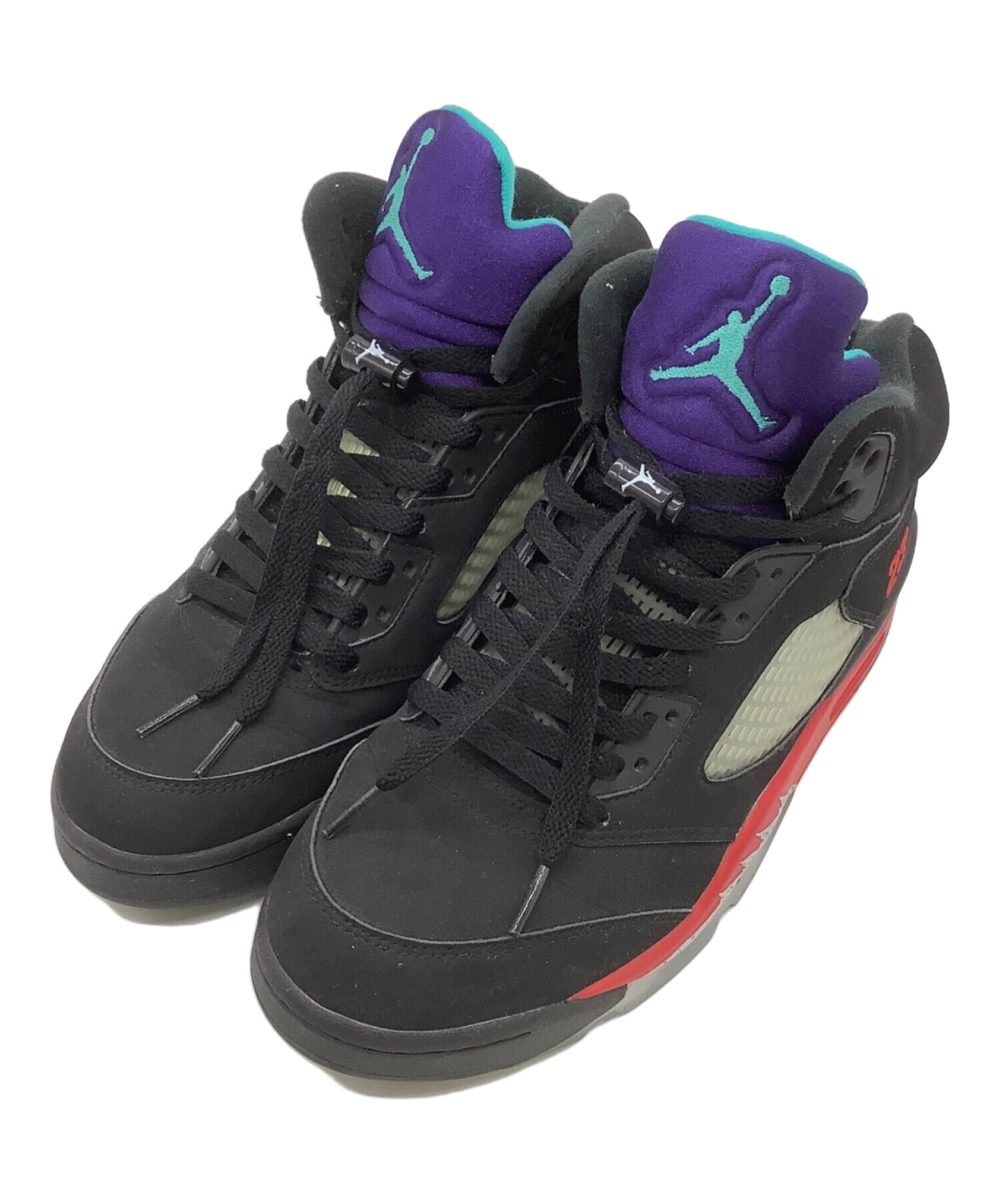 中古・古着通販】NIKE (ナイキ) AIR JORDAN 5 ブラック×レッド 