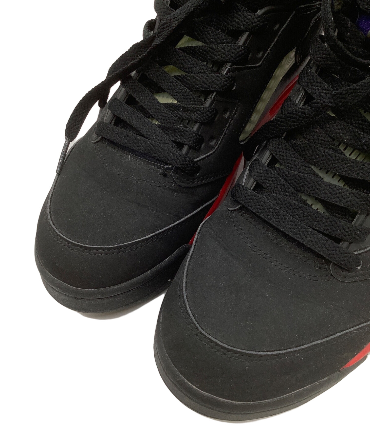 中古・古着通販】NIKE (ナイキ) AIR JORDAN 5 ブラック×レッド 
