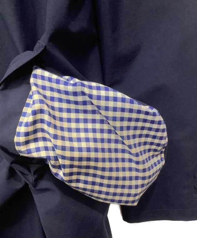 中古・古着通販】WTAPS (ダブルタップス) ステンカラーコート ネイビー