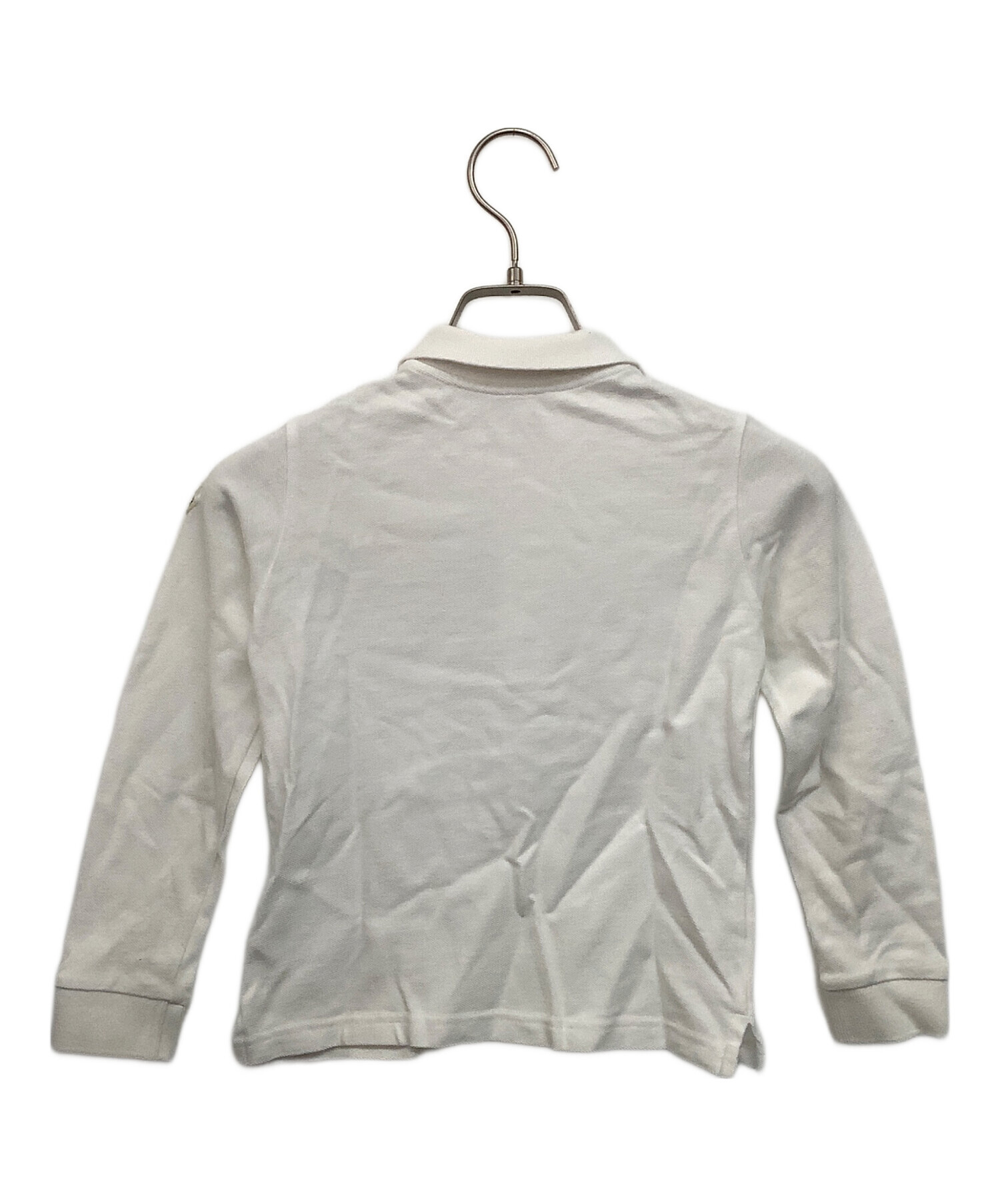 中古・古着通販】MONCLER (モンクレール) ポロシャツ ホワイト サイズ