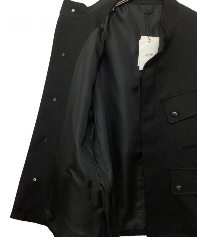 中古・古着通販】UJOH (ウジョー) スタンドカラーブルゾン ブラック