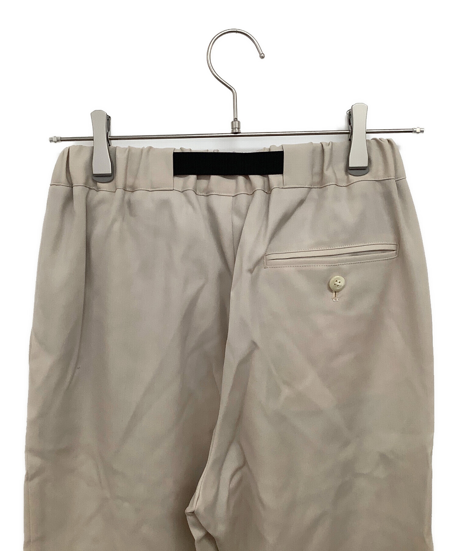 中古・古着通販】UJOH (ウジョー) ジッパースリットパンツ ベージュ