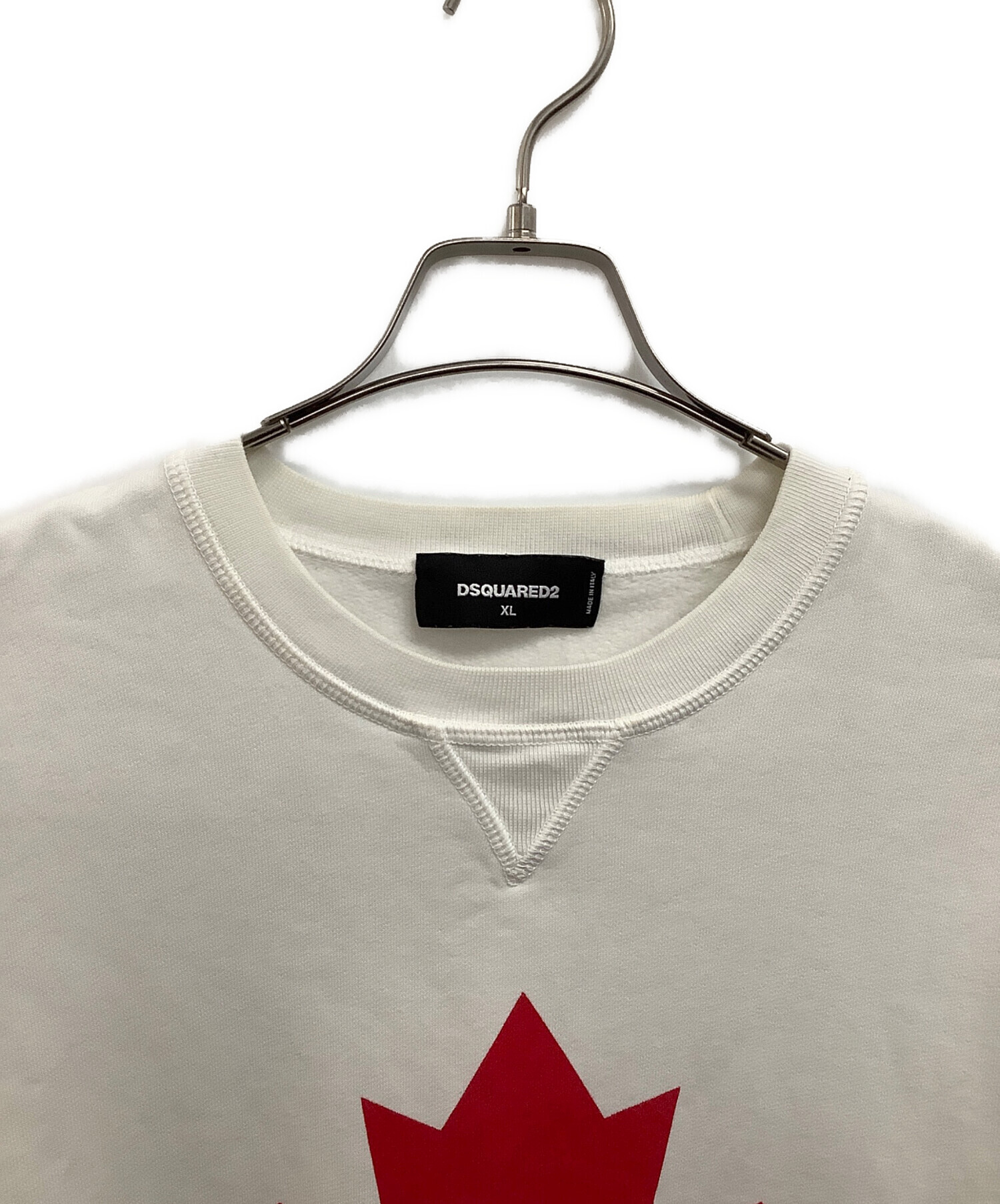 中古・古着通販】DSQUARED2 (ディースクエアード) スウェット ホワイト 