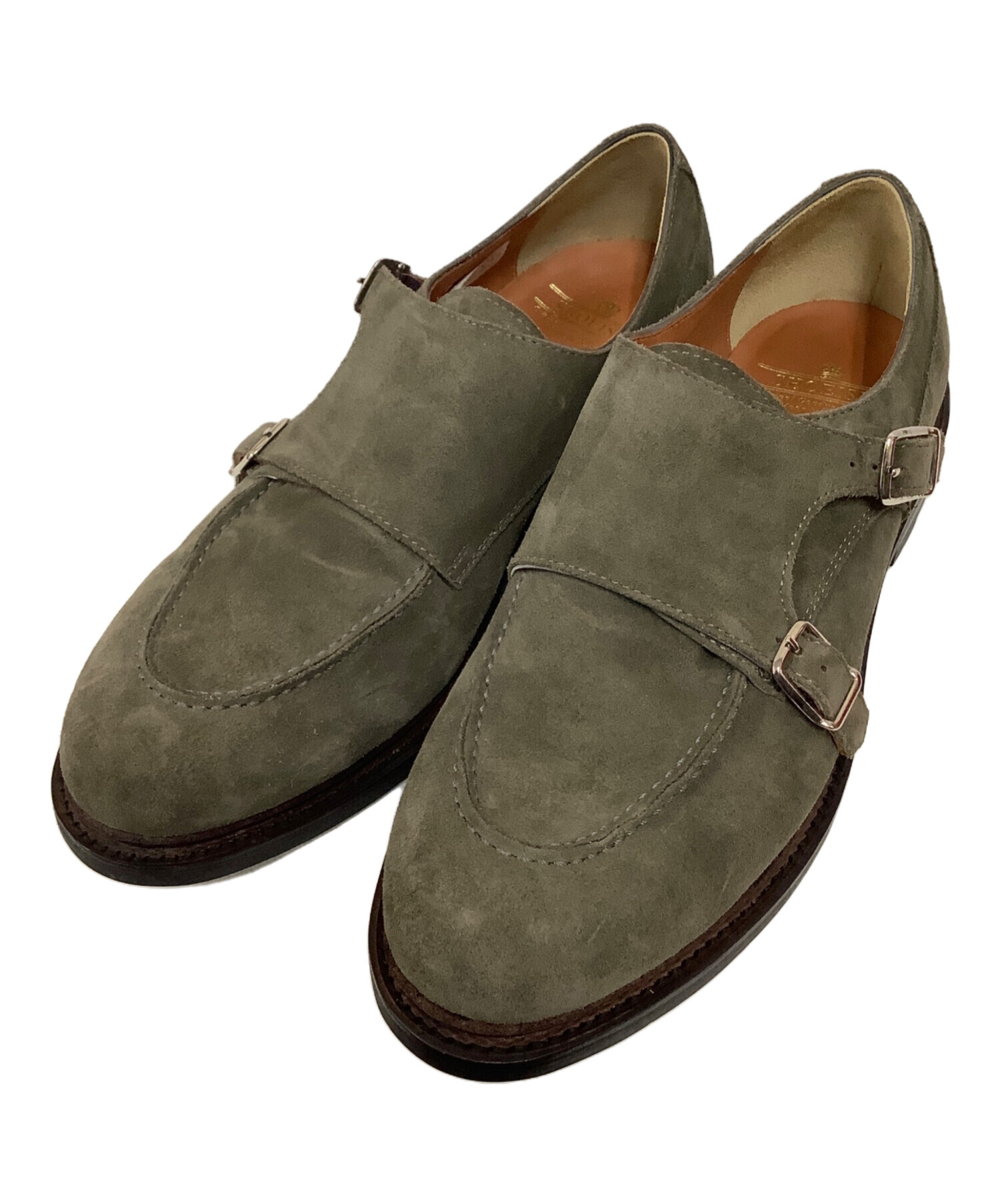 中古・古着通販】SHOEISM (シューイズム) Uチップダブルモンク グレー