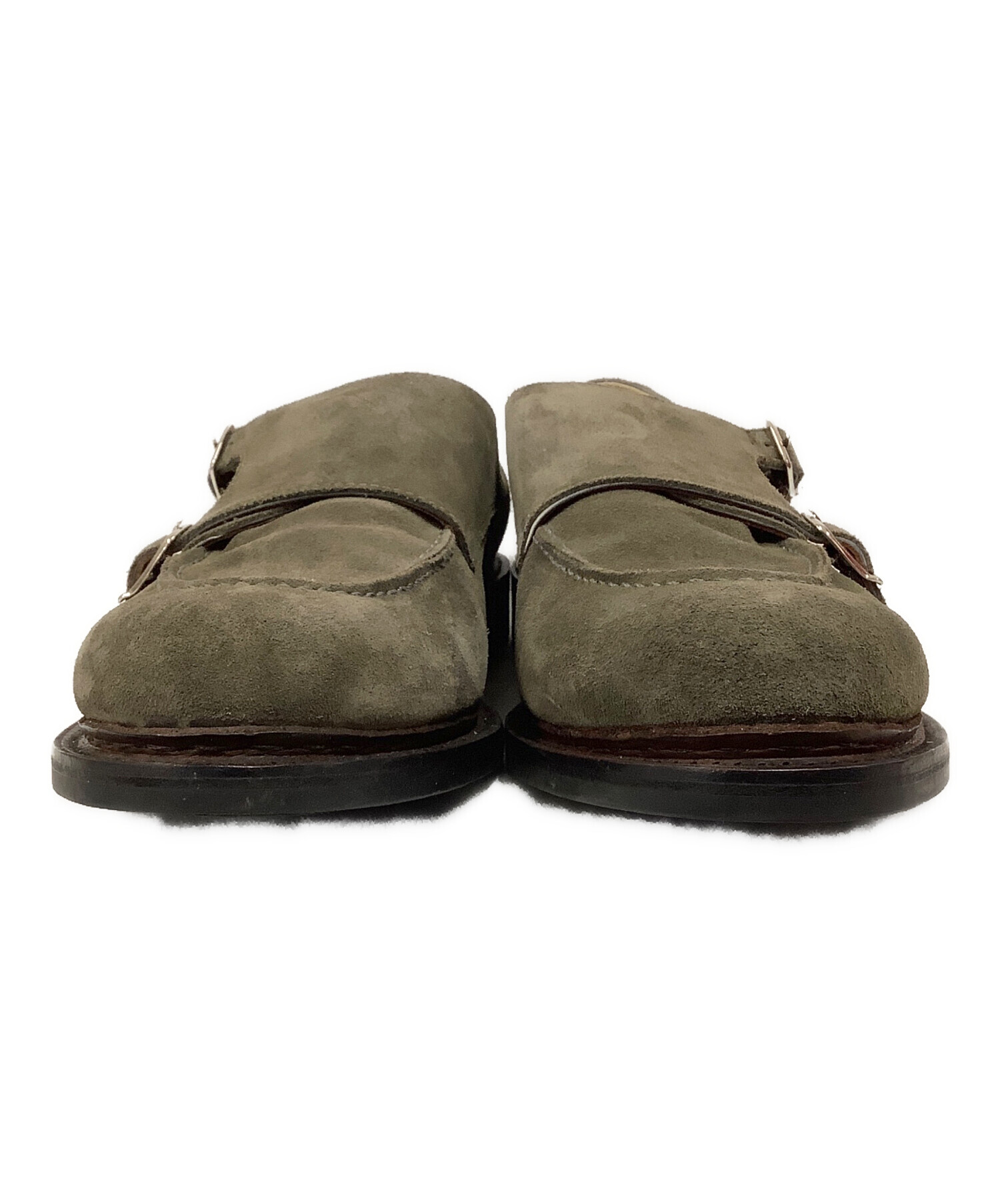 中古・古着通販】SHOEISM (シューイズム) Uチップダブルモンク グレー