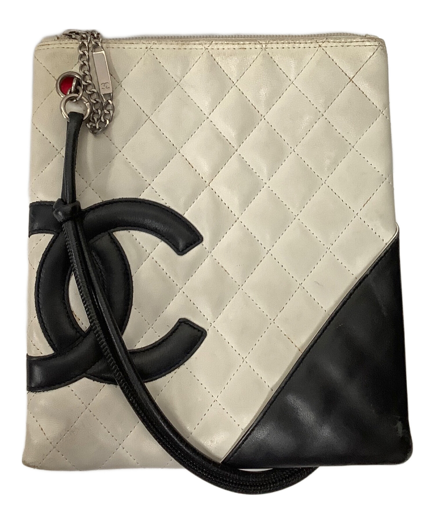 中古・古着通販】CHANEL (シャネル) ショルダーバッグ ホワイト