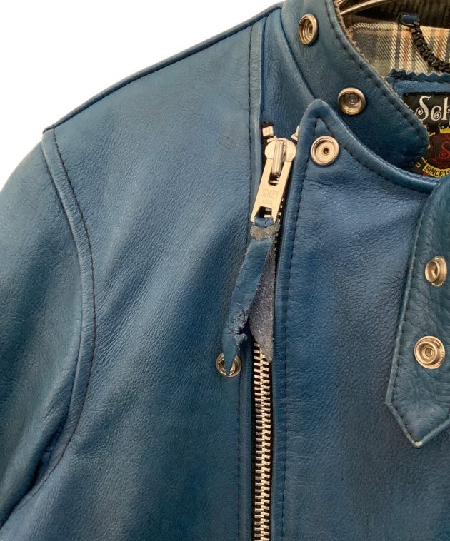 中古・古着通販】Schott (ショット) ダブルブレストライダース 中古・古着通販】Schott (ショット) ダブルブレストライダース