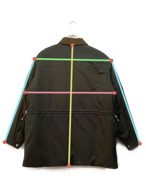 中古・古着通販】ALLEGE (アレッジ) Padded Half Coat カーキ サイズ:2  