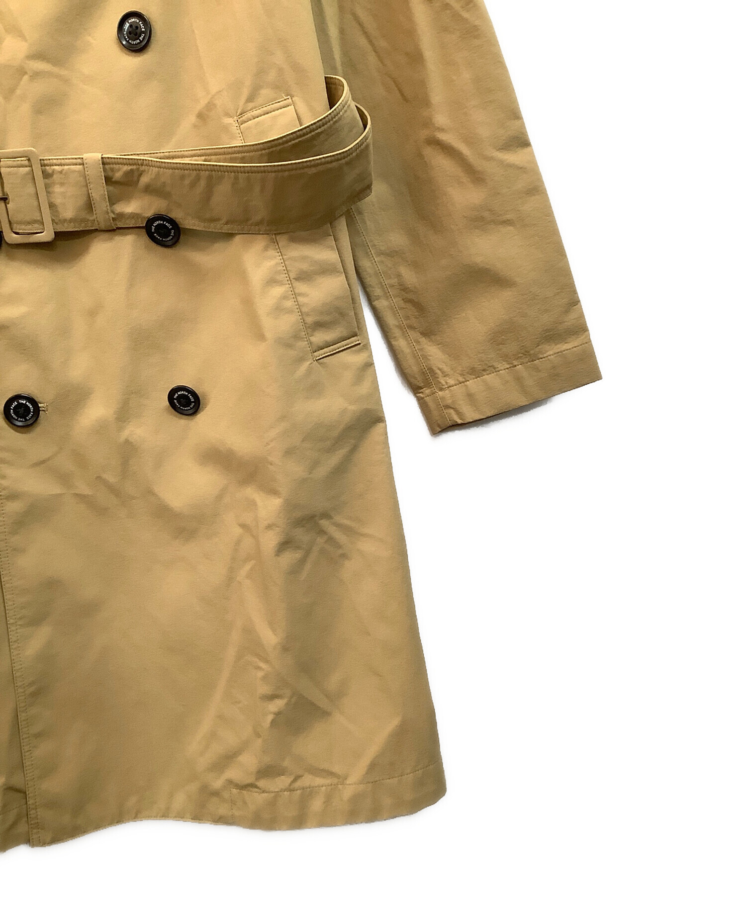 THE NORTH FACE ベージュ トレンチコート 中古・古着通販】THE NORTH FACE (ザ ノース フェイス) トレンチコート