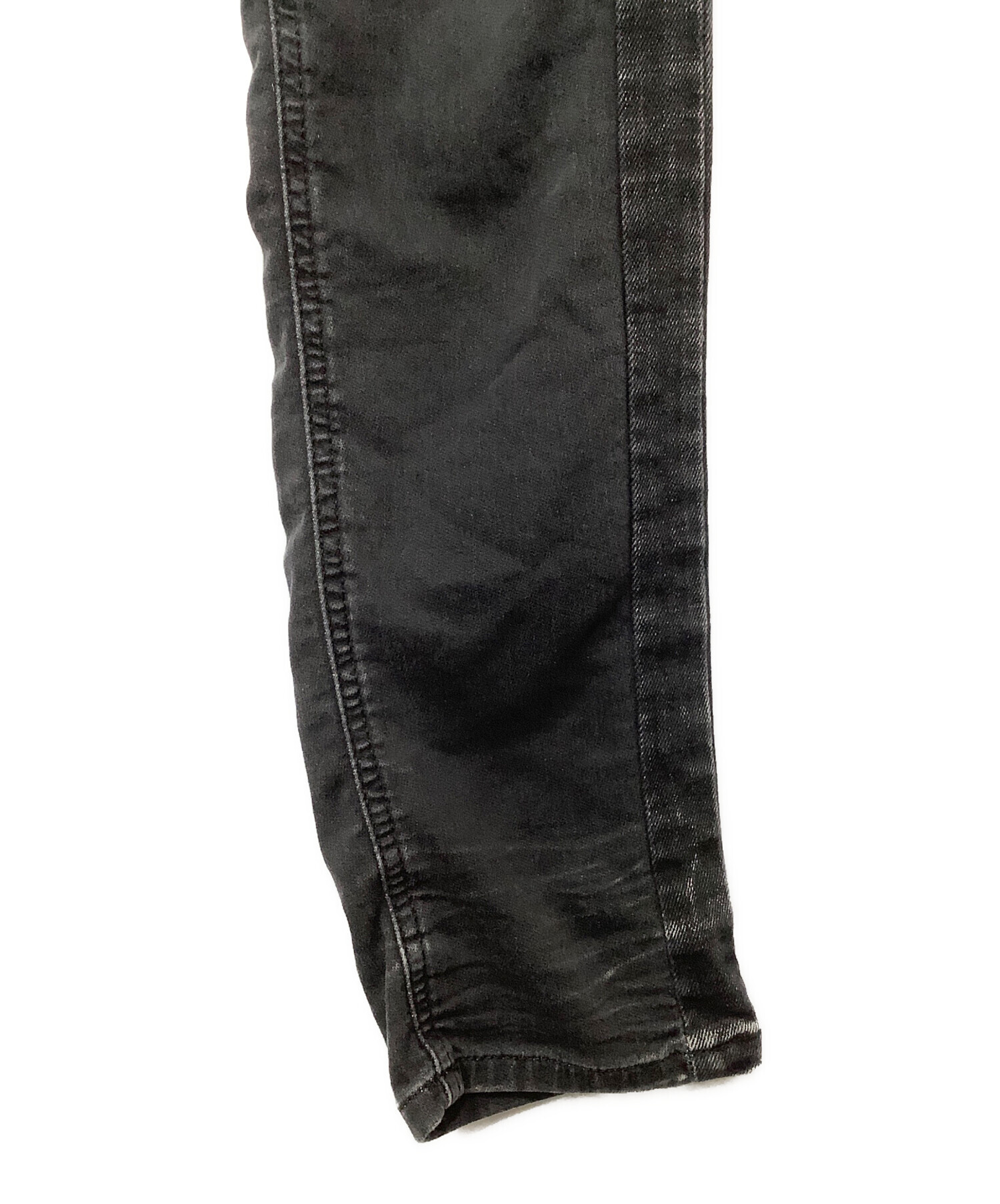 中古・古着通販】DIESEL (ディーゼル) デニムパンツ ブラック サイズ