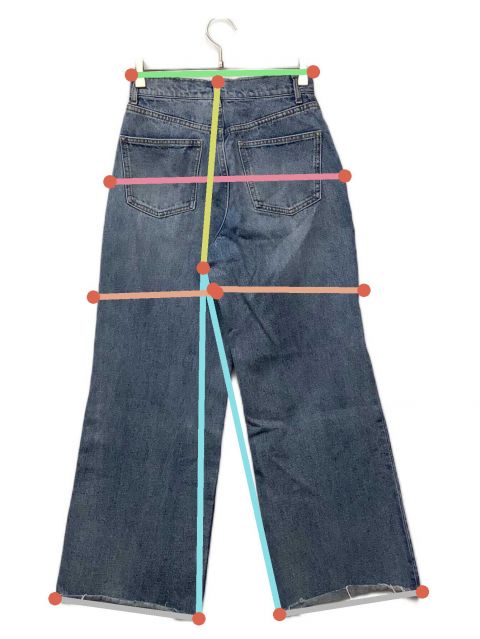 中古・古着通販】ELLIE (エリー) デニムパンツ ブルー サイズ:S