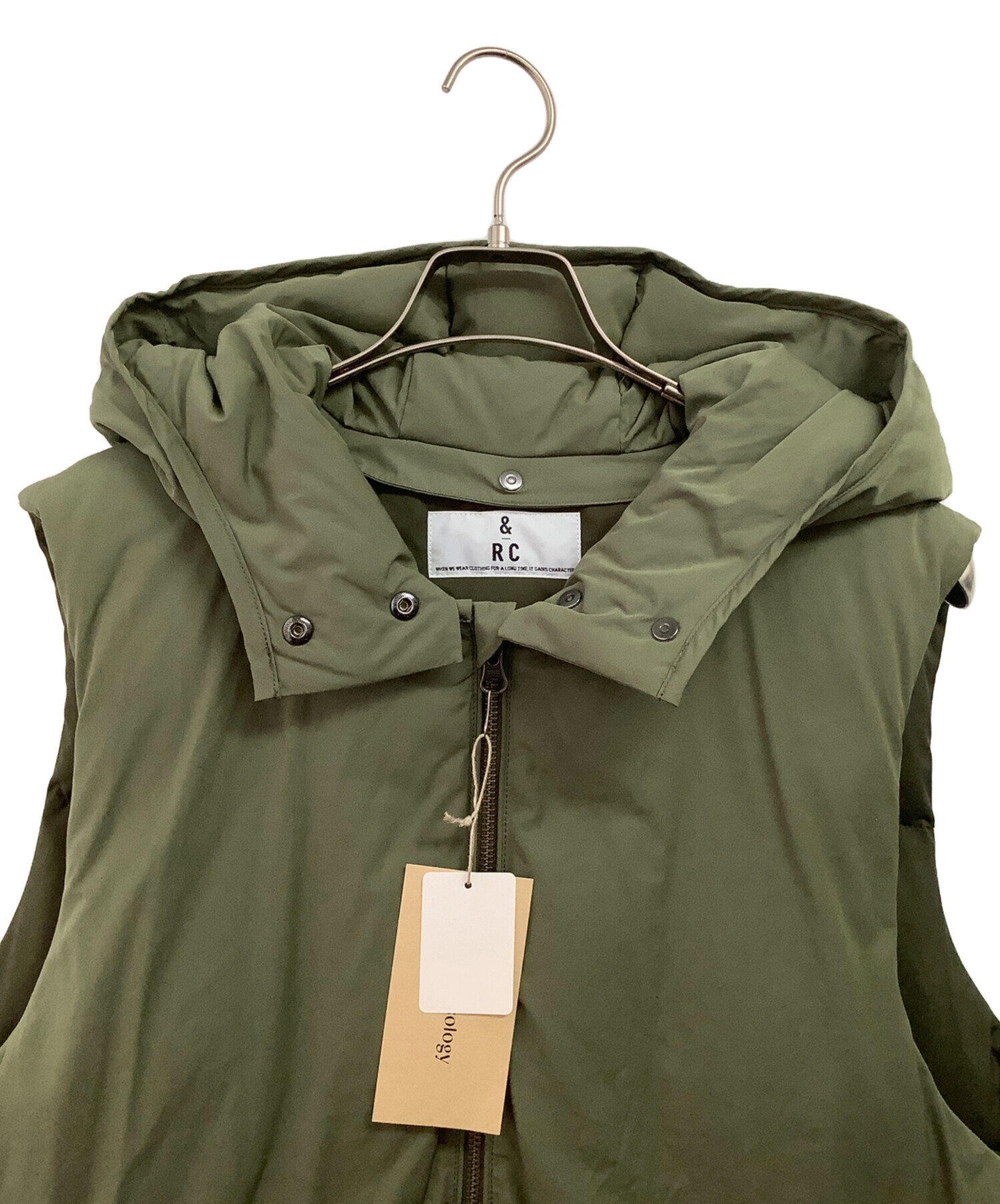 中古・古着通販】Curensology (カレンソロジー) ダウンベスト グリーン