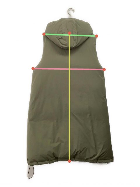 中古・古着通販】Curensology (カレンソロジー) ダウンベスト グリーン 中古・古着通販】Curensology (カレンソロジー) ダウンベスト グリーン