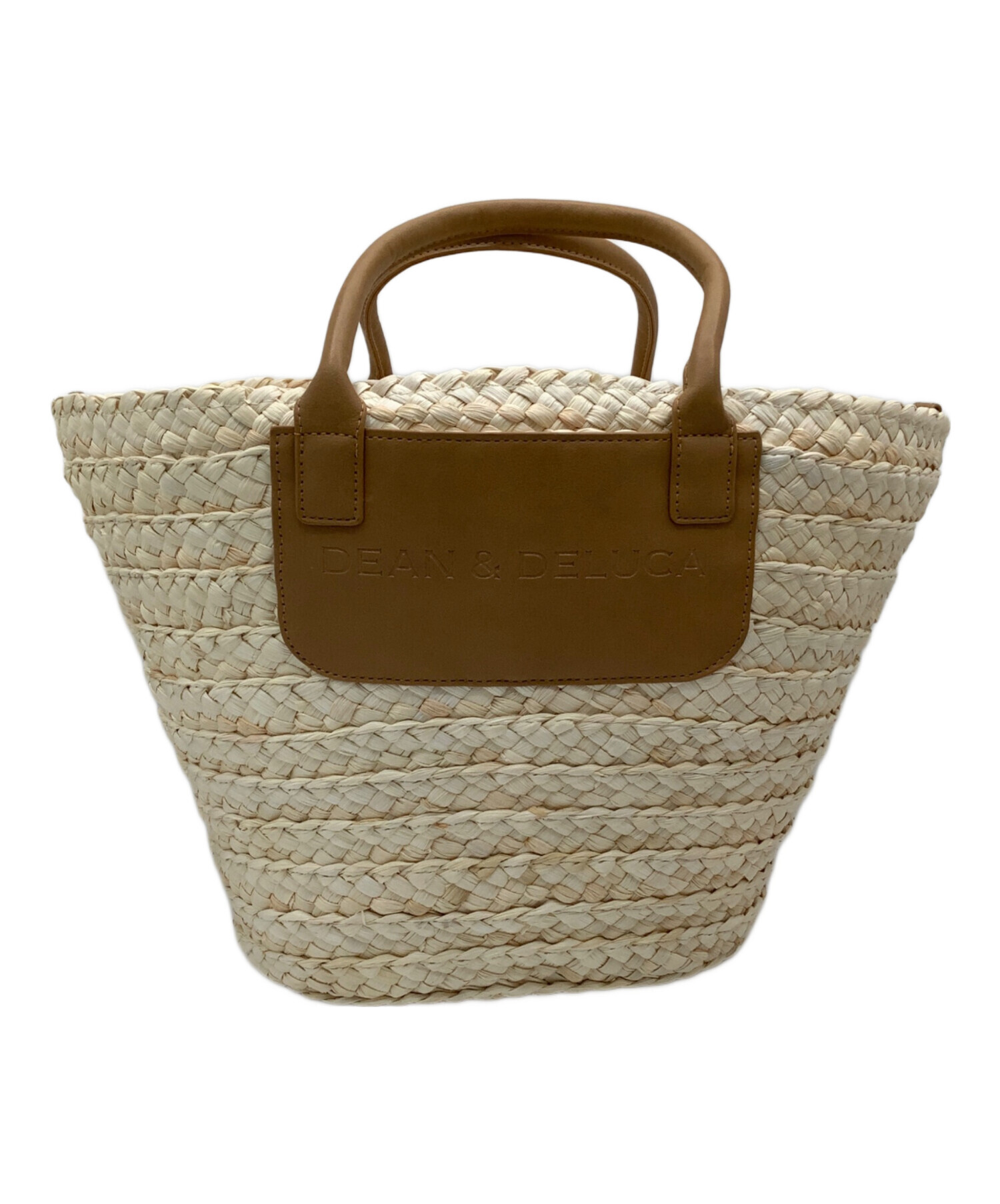 美品 DEAN & DELUCA×BEAMS COUTURE ディーンアンドデルーカ ビームス クチュール カゴ 保冷バッグ ナチュラル レディース 古着 中古 USED 中古・古着通販】DEAN&DELUCA (ディーンアンドデルーカ) beams couture